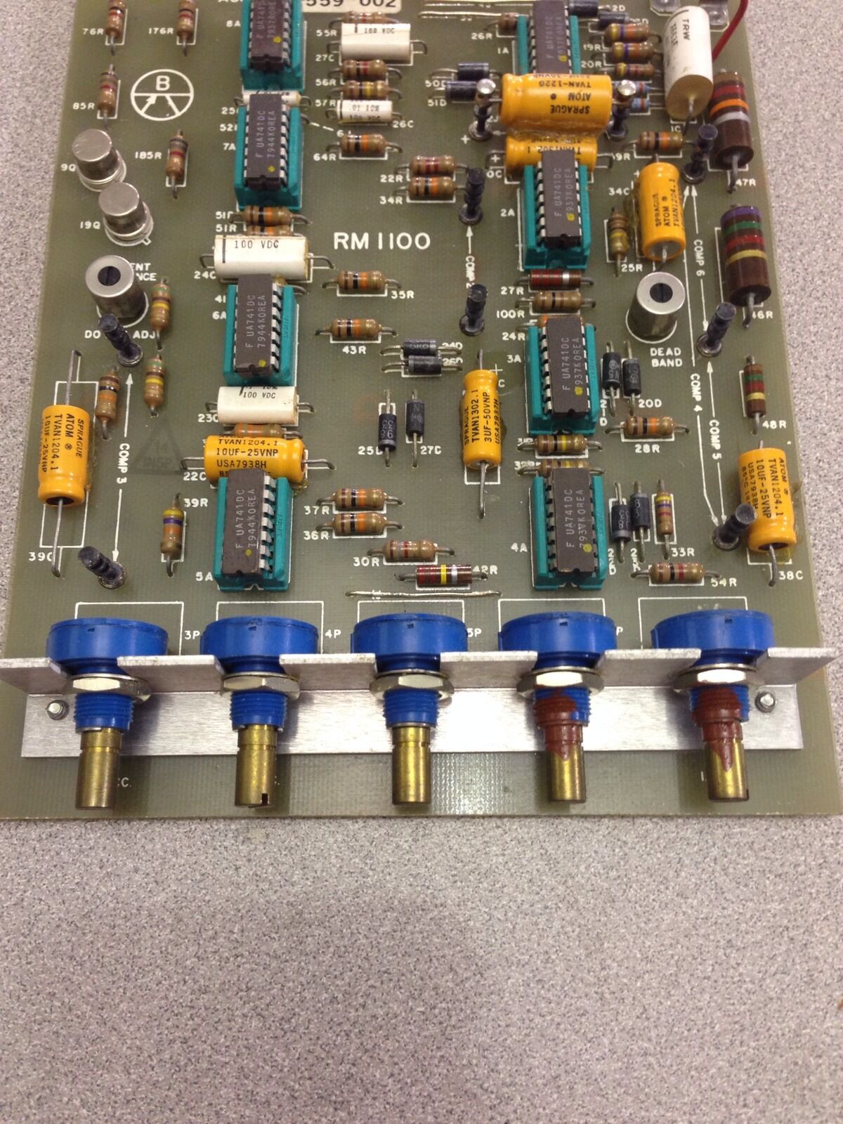 USED BURTON RM 1100 413-048 CONTROL BOARD 513-559-002