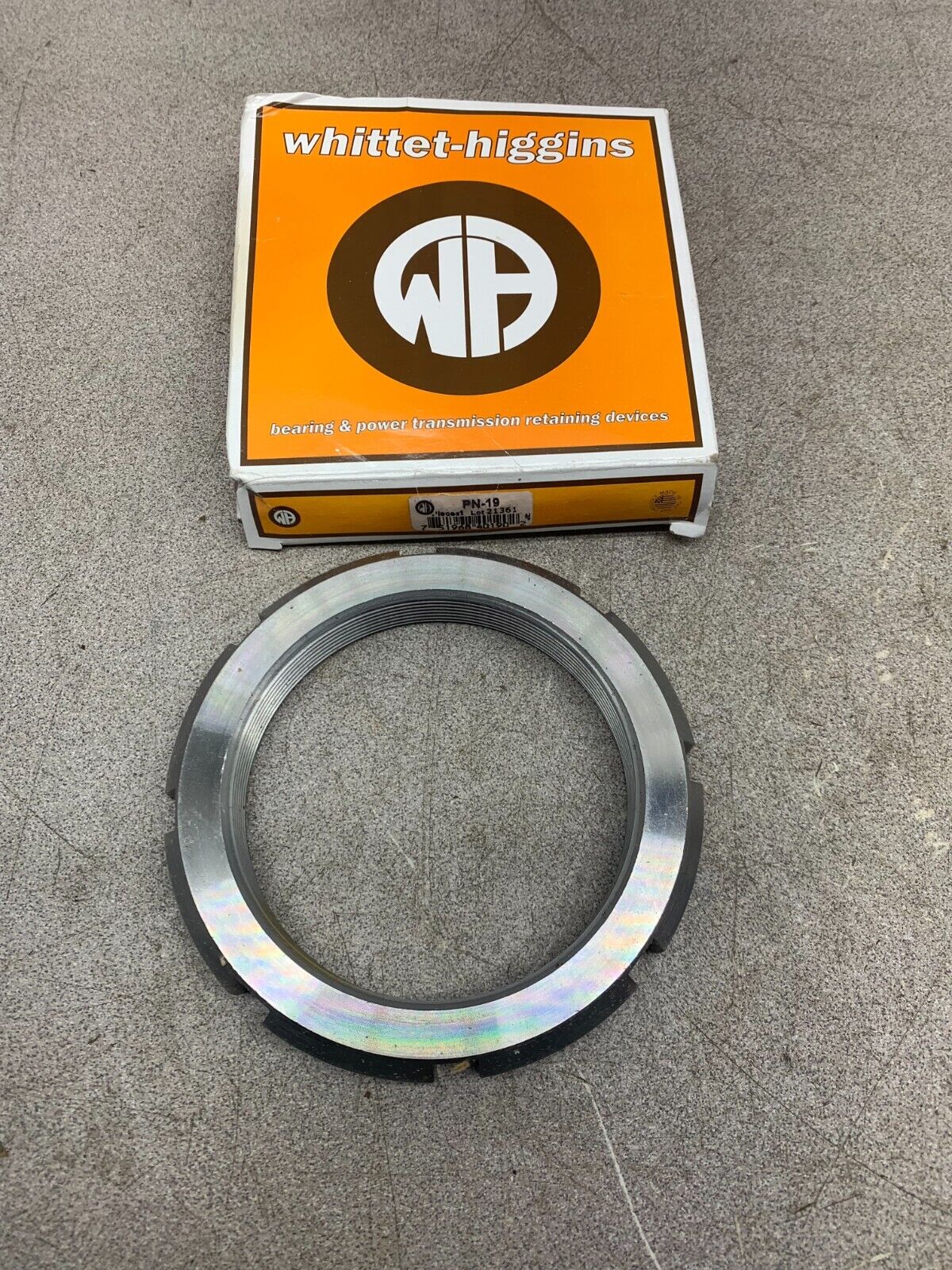 NEW IN BOX WHITTET-HIGGINS LOCKNUT PN-19