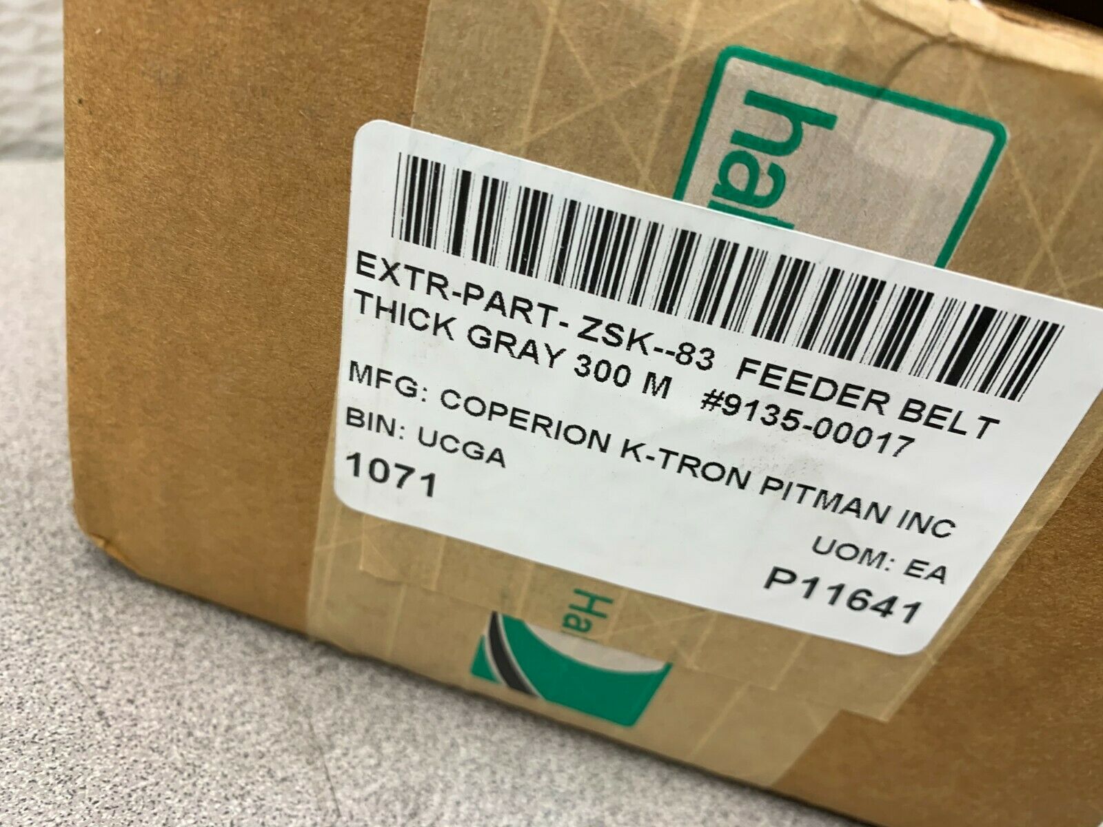 NEW IN BOX K-TRON FEEDER BELT 9135-00017