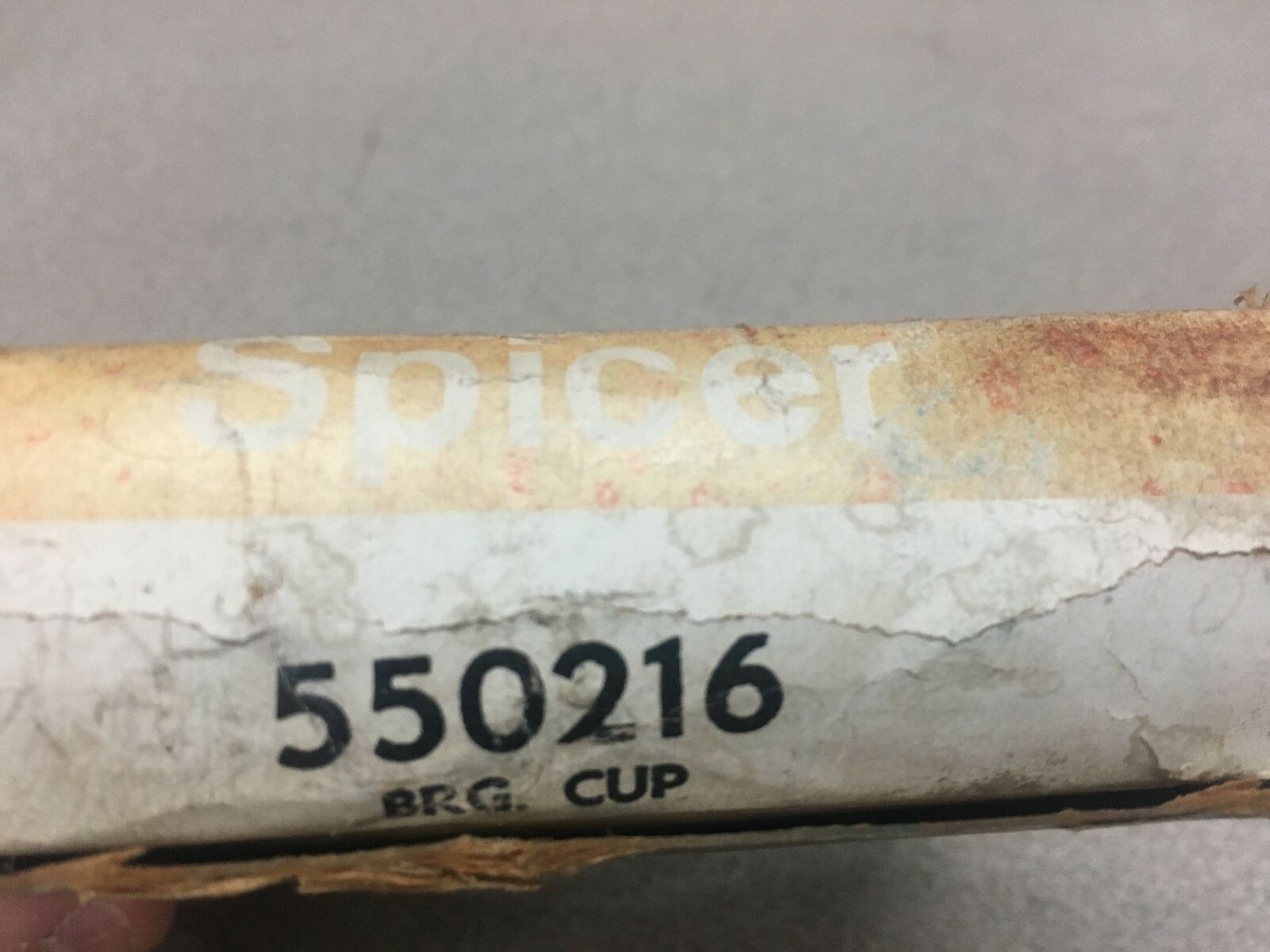 NEW IN BOX SPICER BEARING CUP 550216 RACE