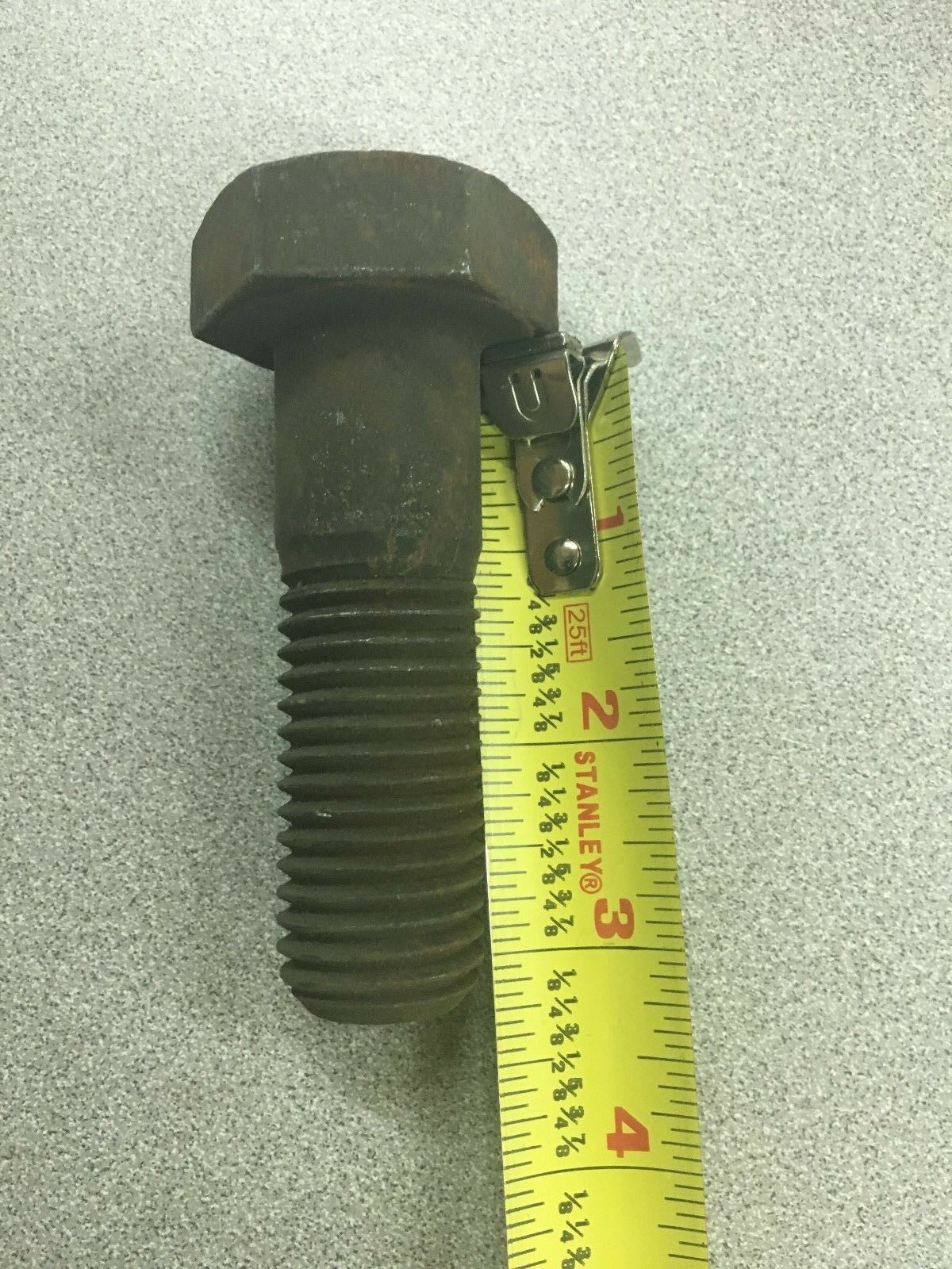 NEW LOT OF 20 HEX HEAD 1"-9 X 3-1/4" GRADE 5 BOLTS