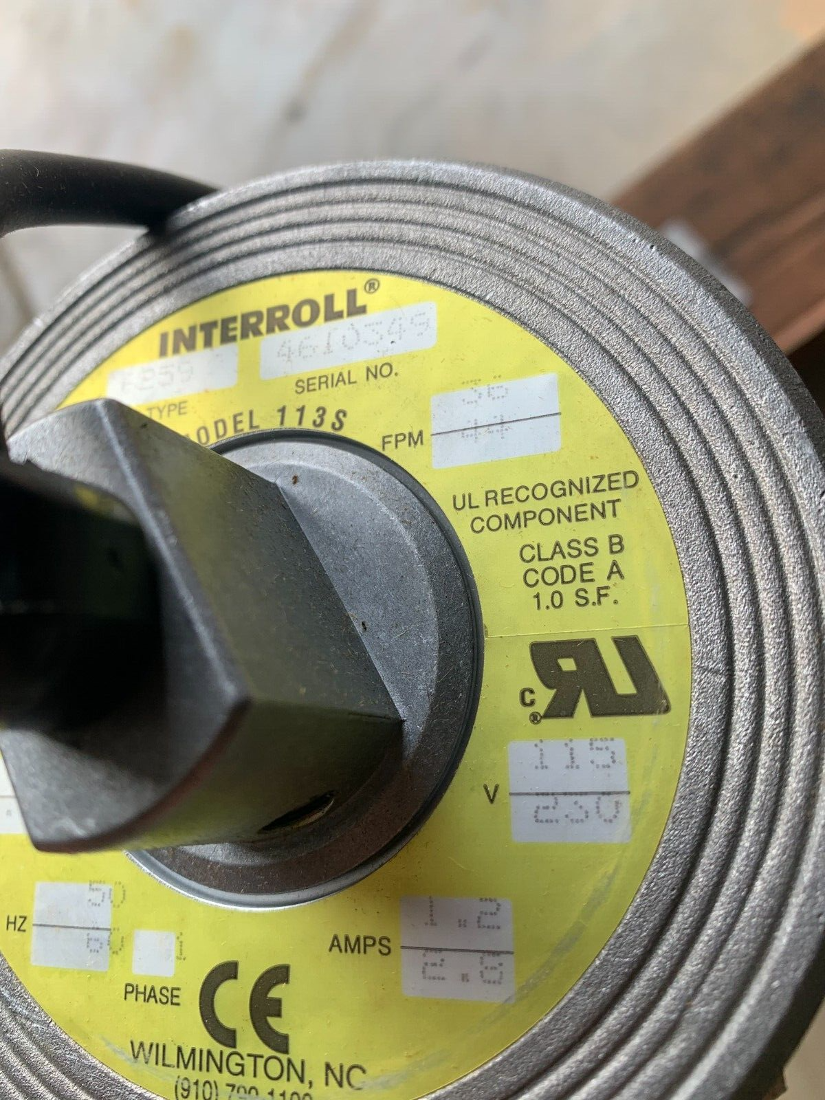 NEW INTERROLL 115/230V. CONVEYOR ROLLER MOTOR 060508 TYPE 6259 MODEL 113S