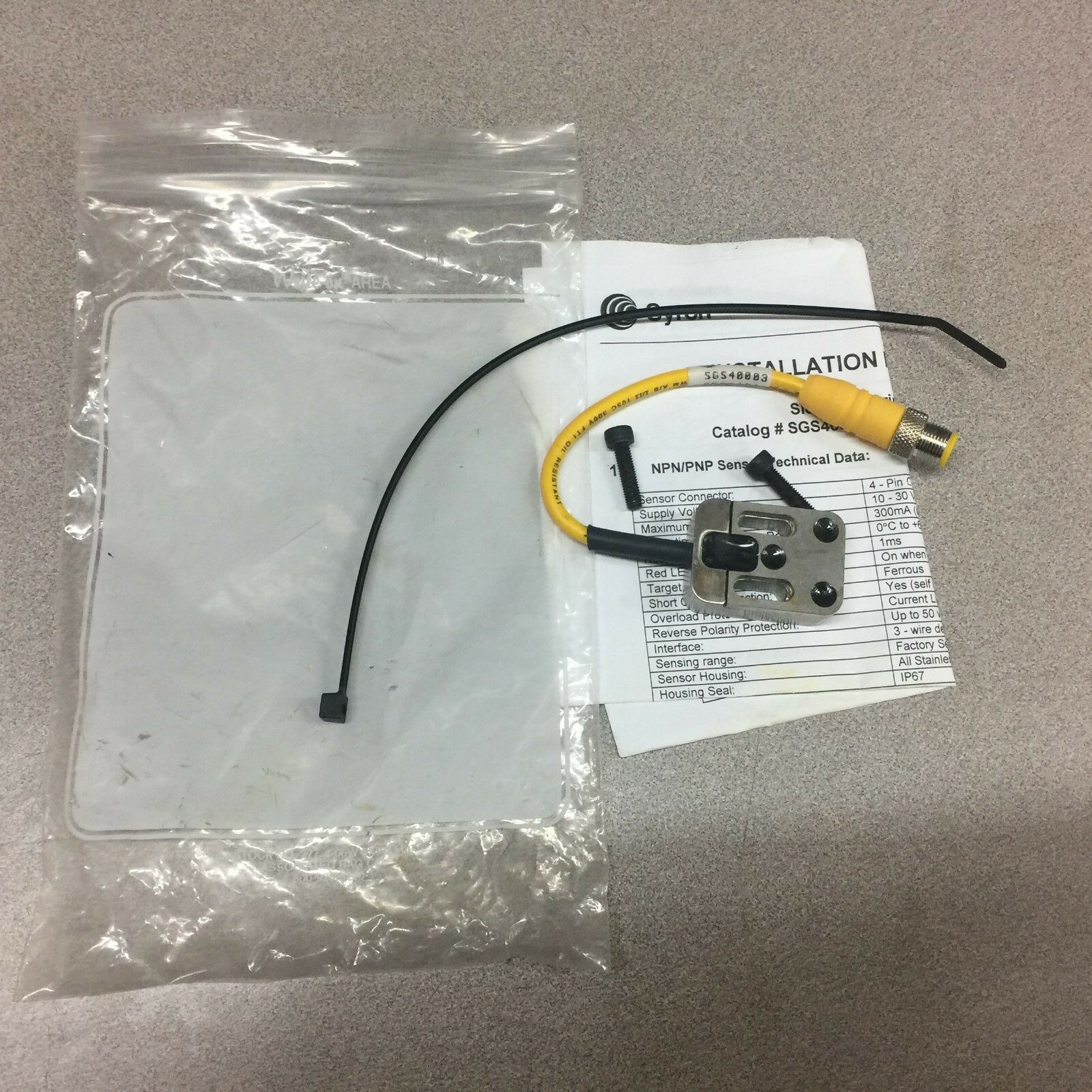 NEW NO BOX SYRON SIDE STOP GRIP SENSOR SGS40003