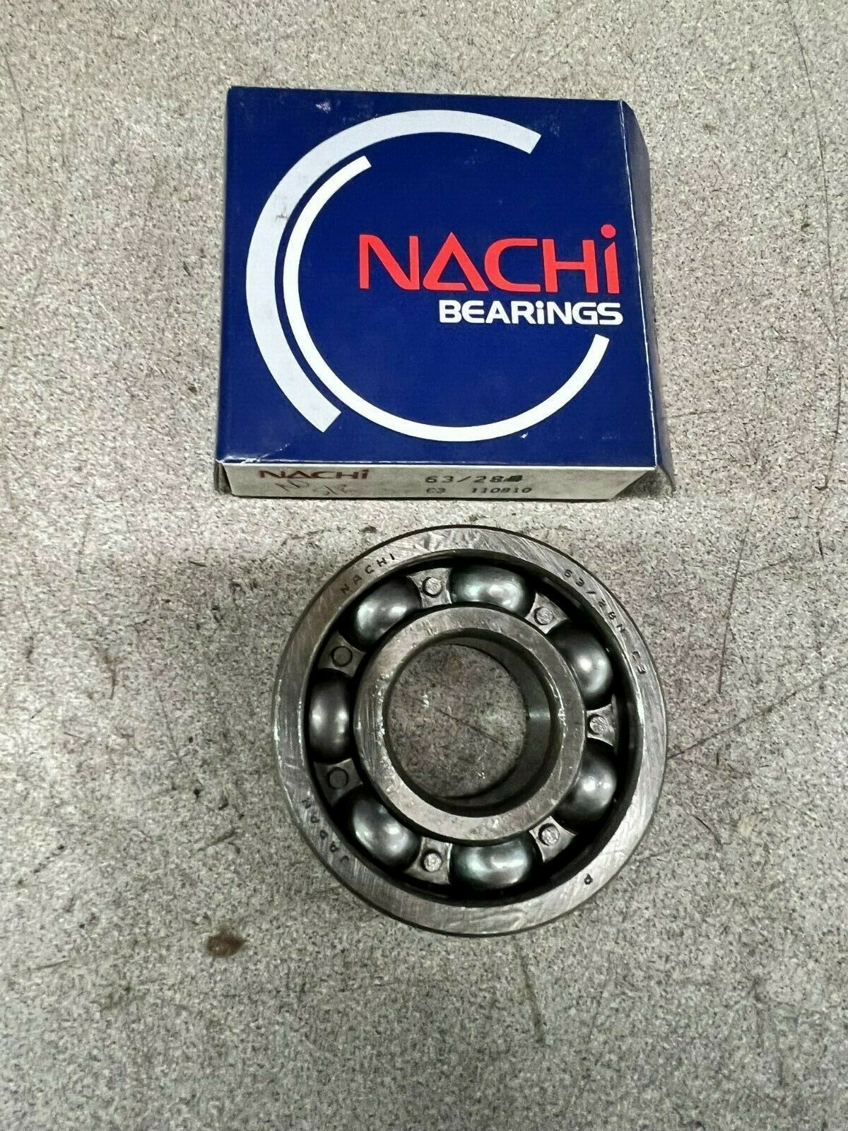 NEW IN BOX NACHI 63/28 ROLLER BEARING 63/28N C3