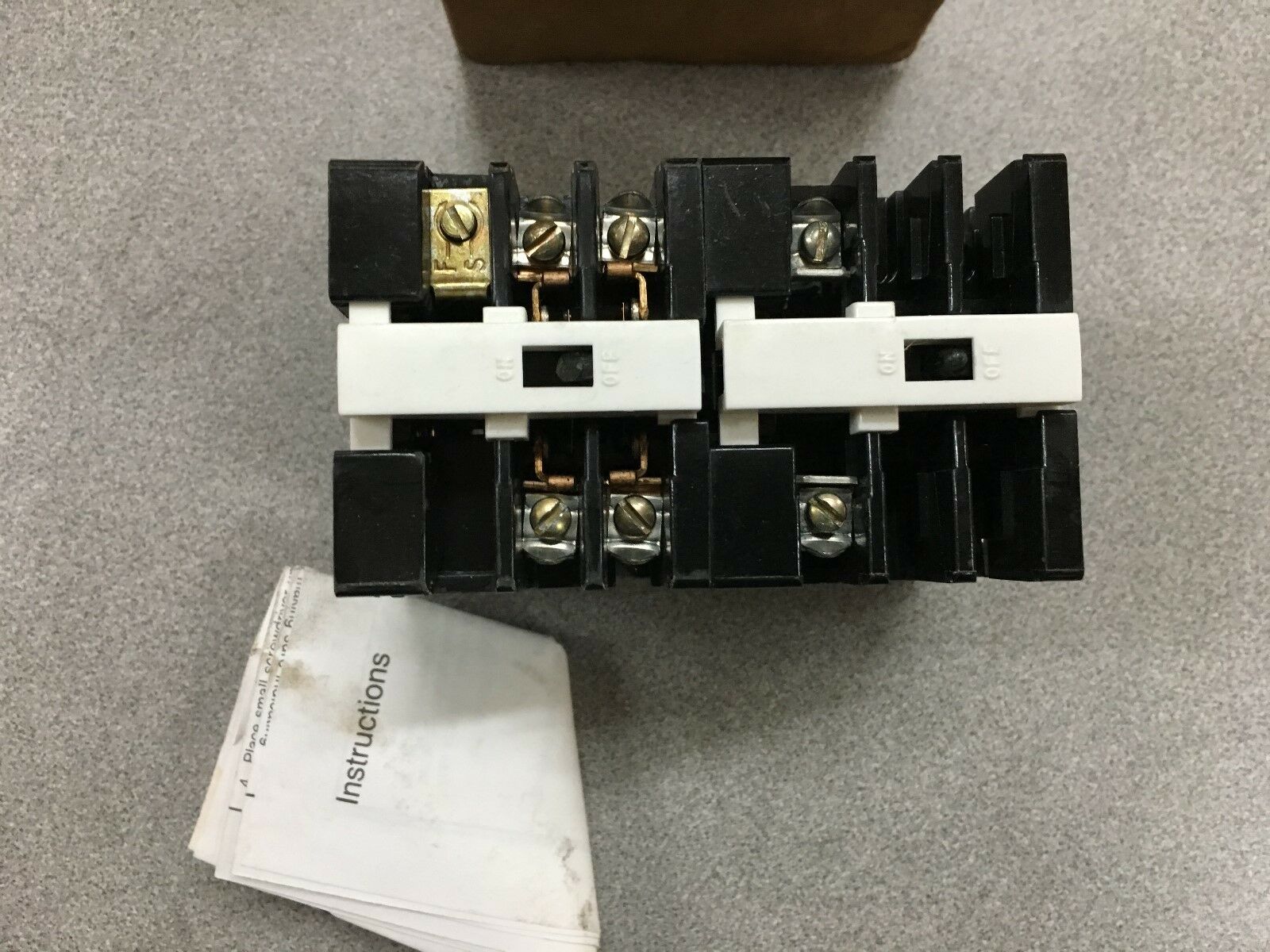 NEW IN BOX GENERAL ELECTRIC PNEUMATIC T.D. INDUSTRIAL RELAY CR122A02203AA