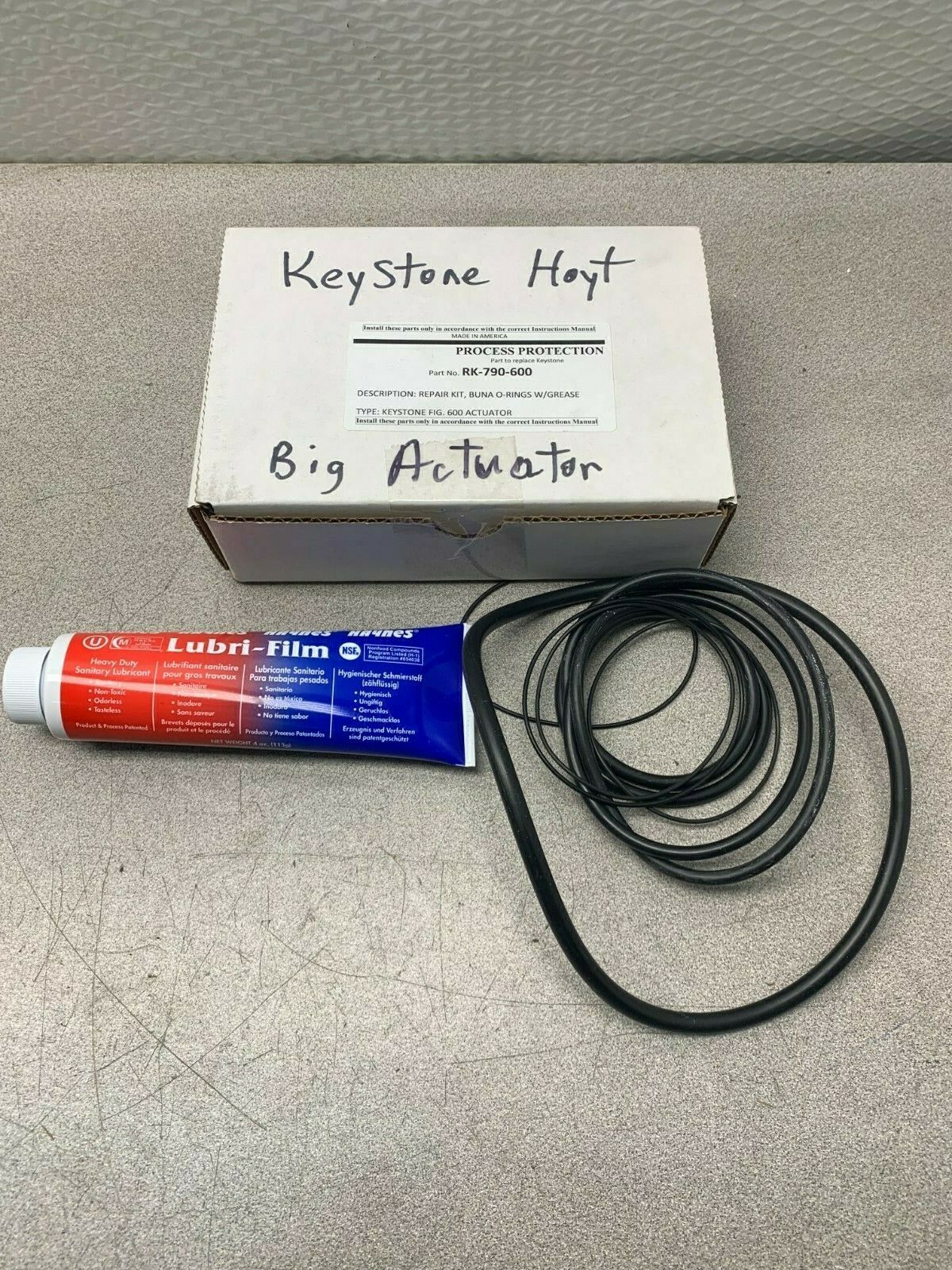 NEW PROCESS PROTECTION REPAIR KIT FOR 600 ACTUATOR RK-790-600 BUNA O-RINGS