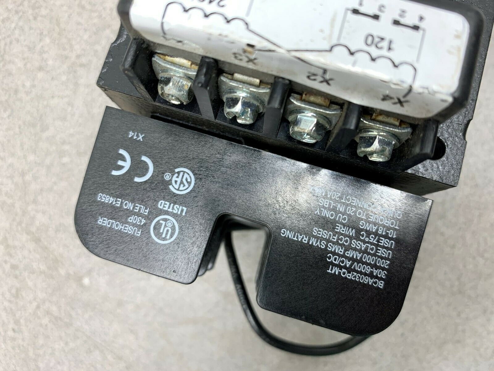 NEW NO BOX MICRON TRANSFORMER B100PU1519RR SERIES 2