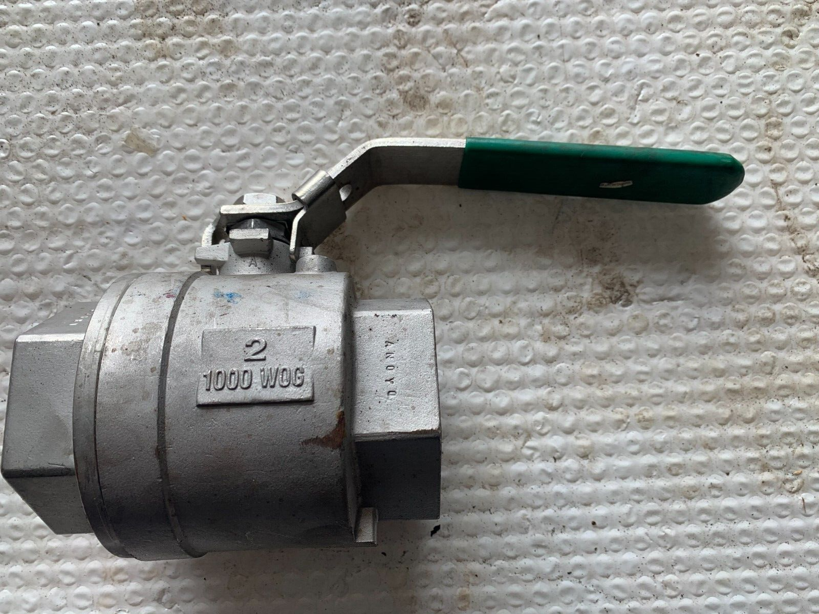 NEW Inline 2" 1000WOG CF8M stainless full port Ball Valve with threaded ends