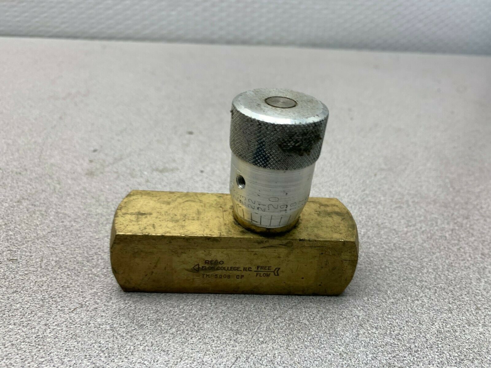 USED REGO FLOW CONTROL VALVE TMF5Q0BCP