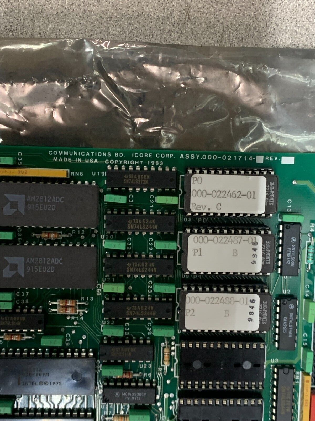 NEW NO BOX ICORE 000-021714-01 COMMUNICATIONS BOARD 000-021715-01 REV. D