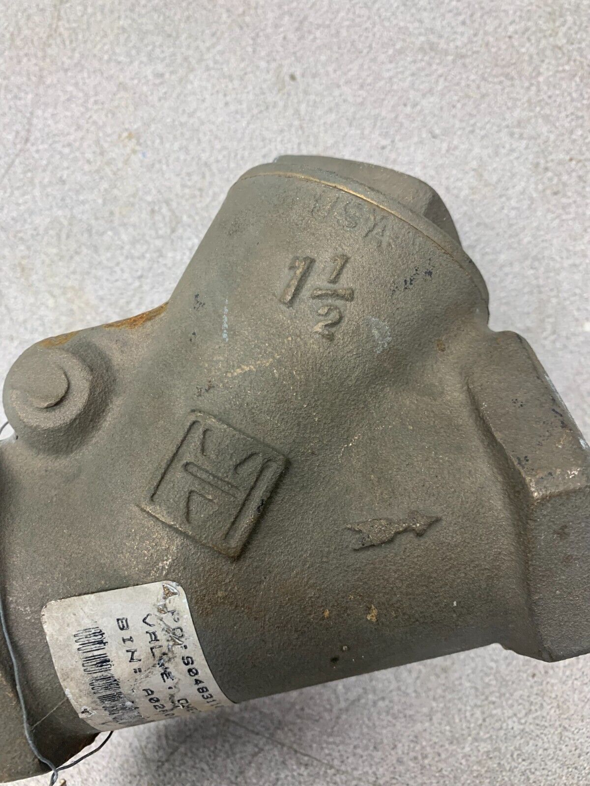 NEW MILWAUKEE 1-1/2" BRONZE SWING CHECK VLAVE Y-PATTERN