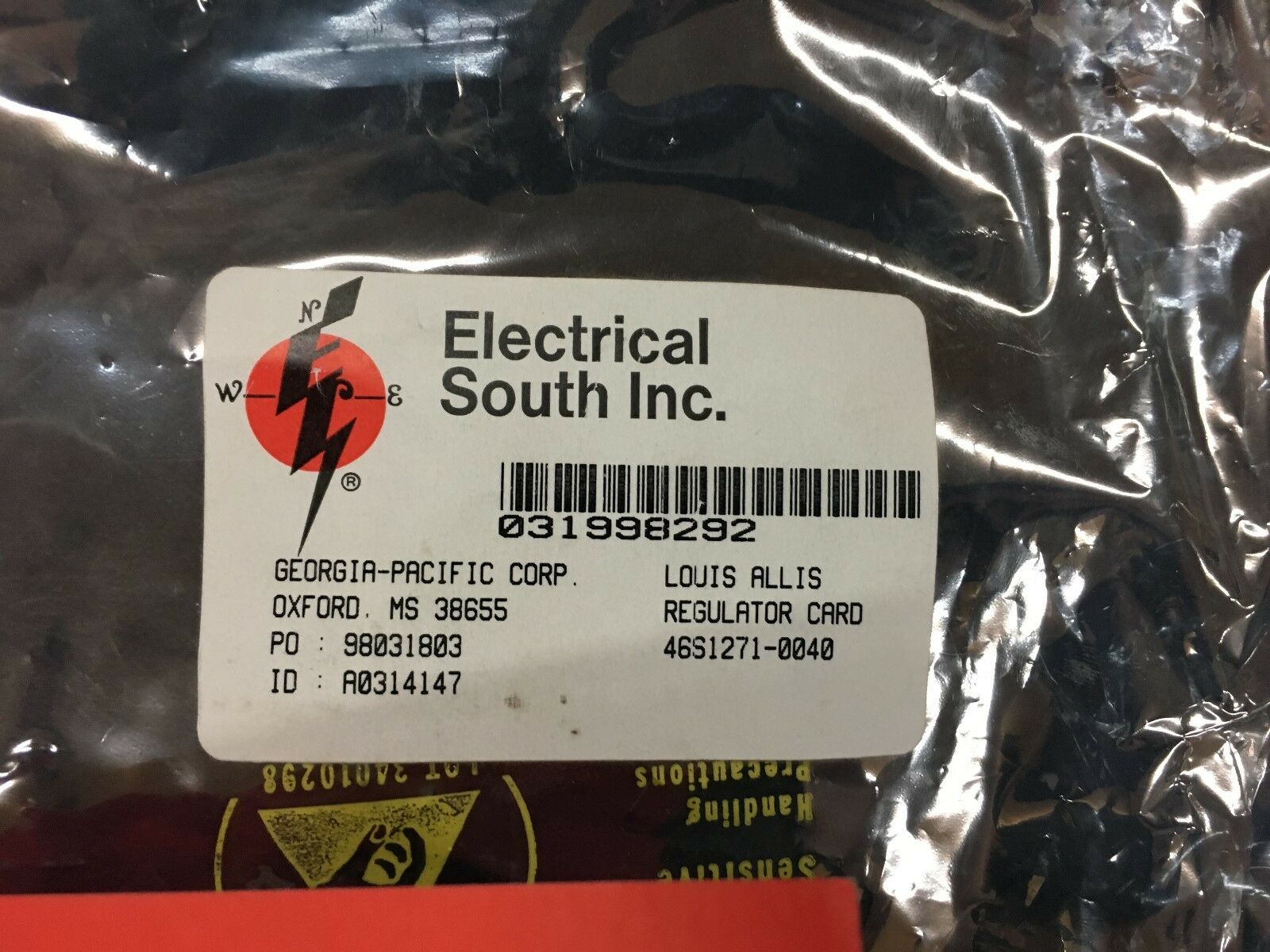 *REMANUFACTURED* LOUIS ALLIS REGULATOR CARD 46S1271-0040