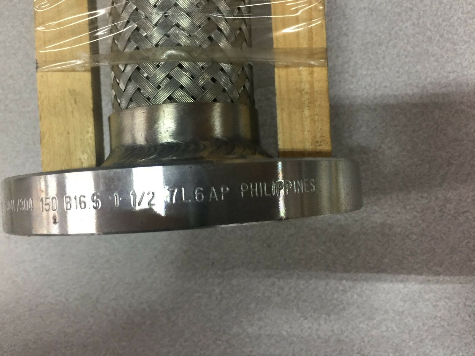 NEW NO BOX ENLIN 1 1/2" STAINLESS STEEL FLEX COUPLING A/SA182 F304L/304 150 B16.