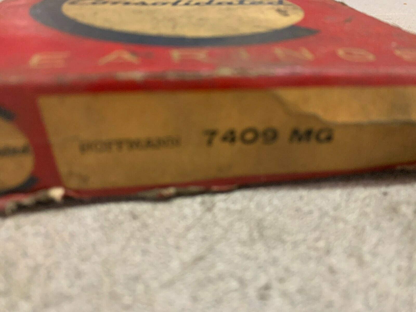 NEW IN BOX CONSOLIDATED BALL BEARING 7409 MG