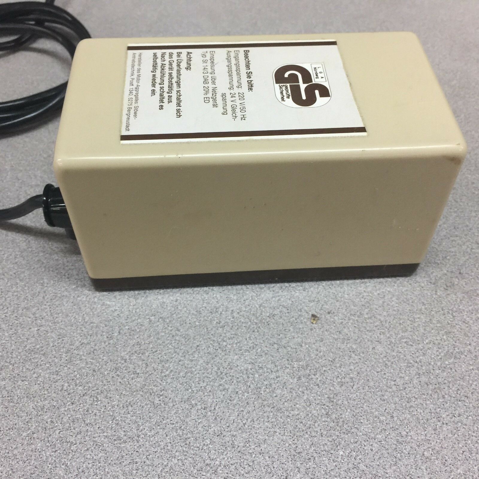 USED WHD 220V 50HZ PRI 14.5VDC SEC POWER SUPPLY ST14/3