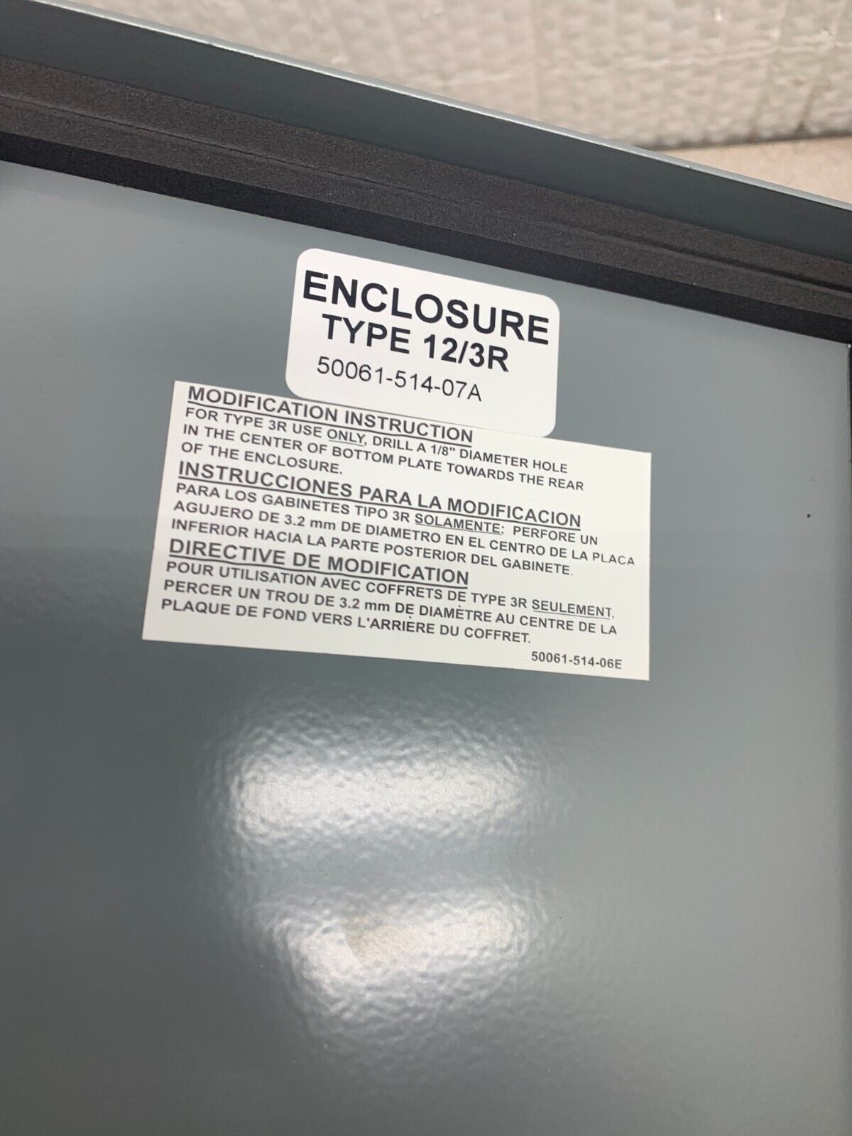 NEW NO BOX SQUARE D LIGHTING CONTACTOR WITH ENCLOSURE 8903LA1200V02 SERIES D