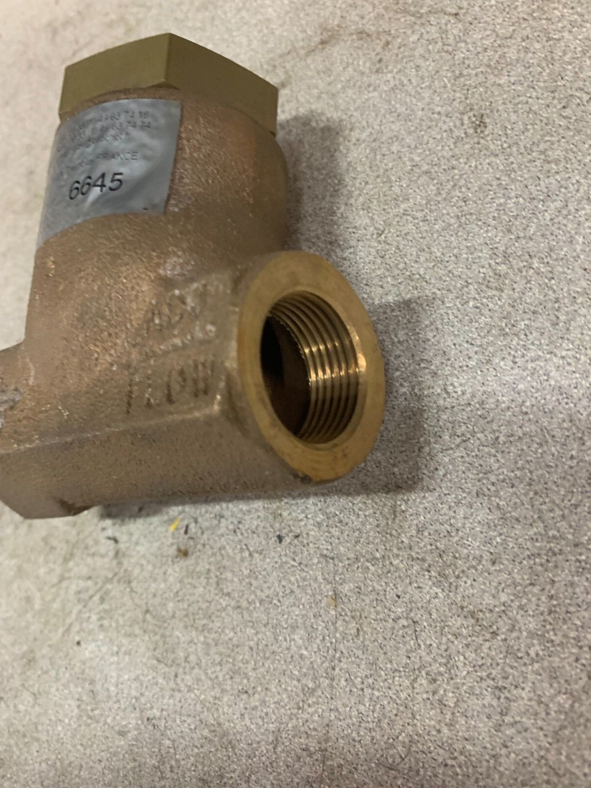 NEW NO BOX BROCHOT CHECK VALVE 6645
