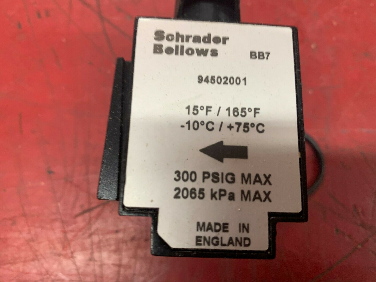 NEW NO BOX SCHRADER BELLOWS BALL VALVE 94502001