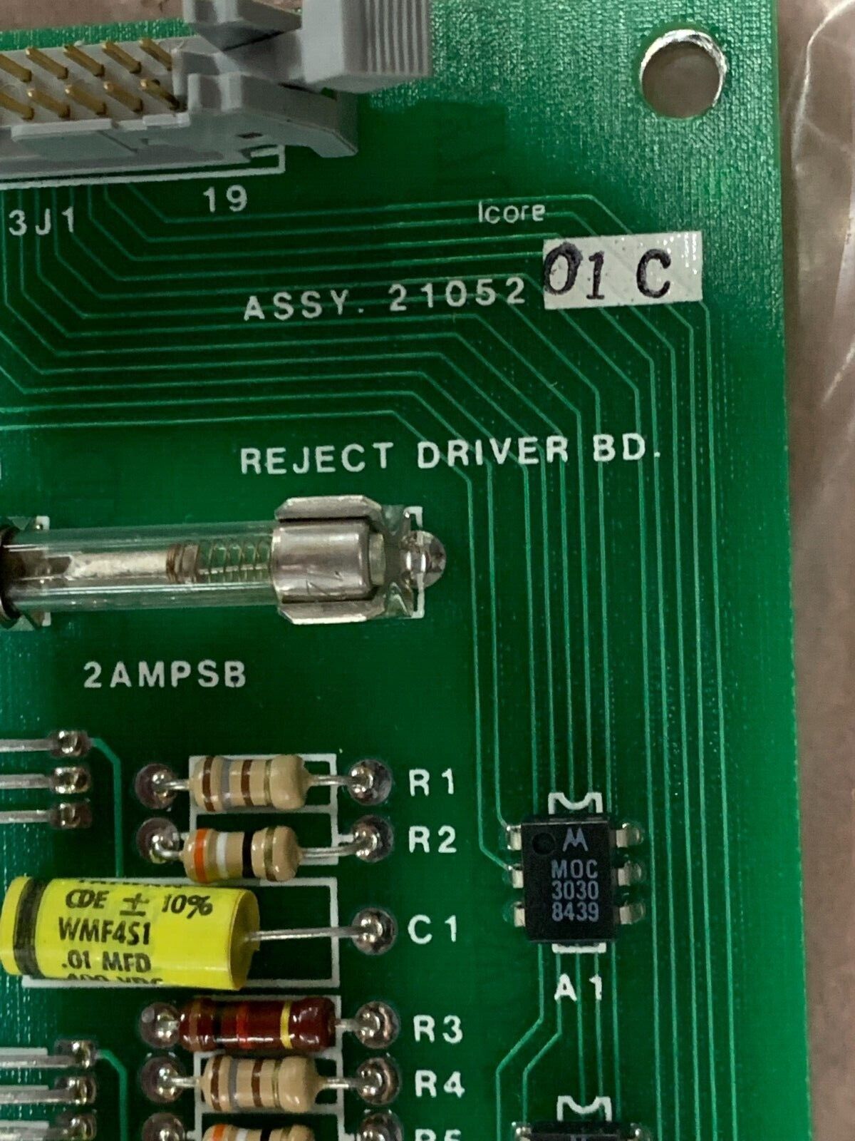 NEW NO BOX ICORE REJECT DRIVER BOARD 21052 01C