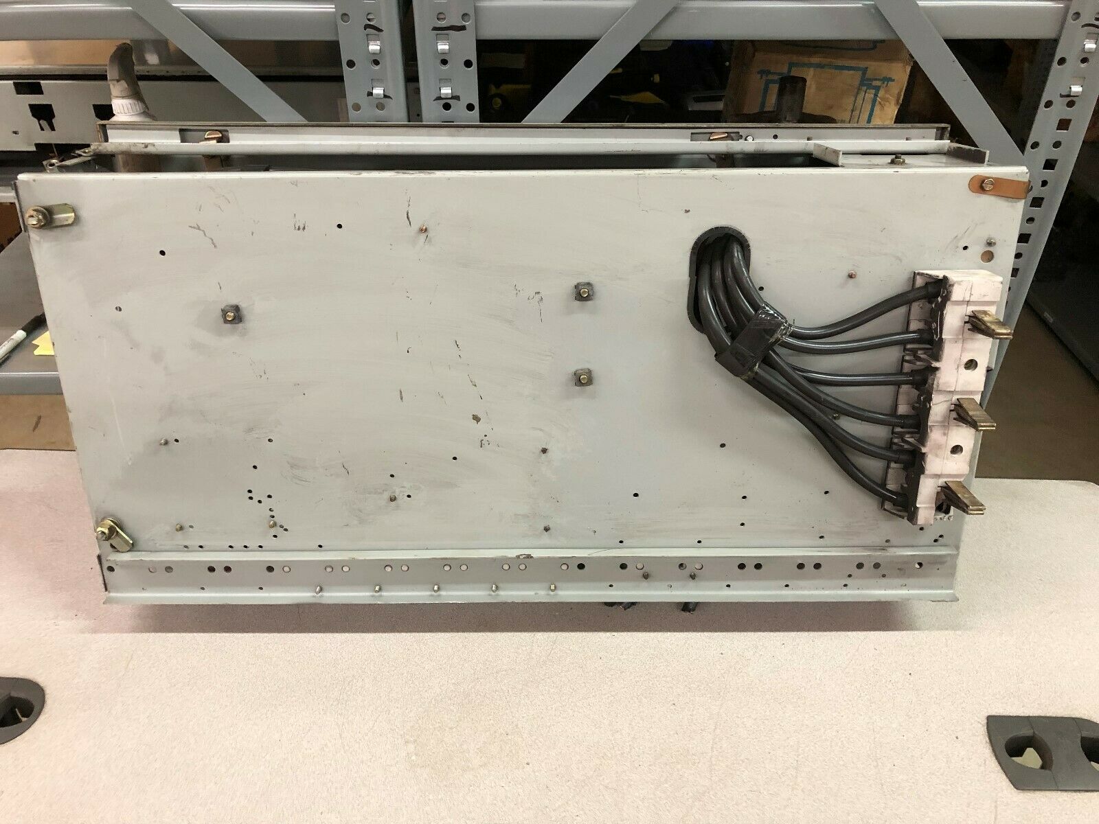 USED GE 8000 FVNR SIZE 4 75 HP 480 VAC 120 VAC COIL 30" MCC BUCKET 596X0830F01 A