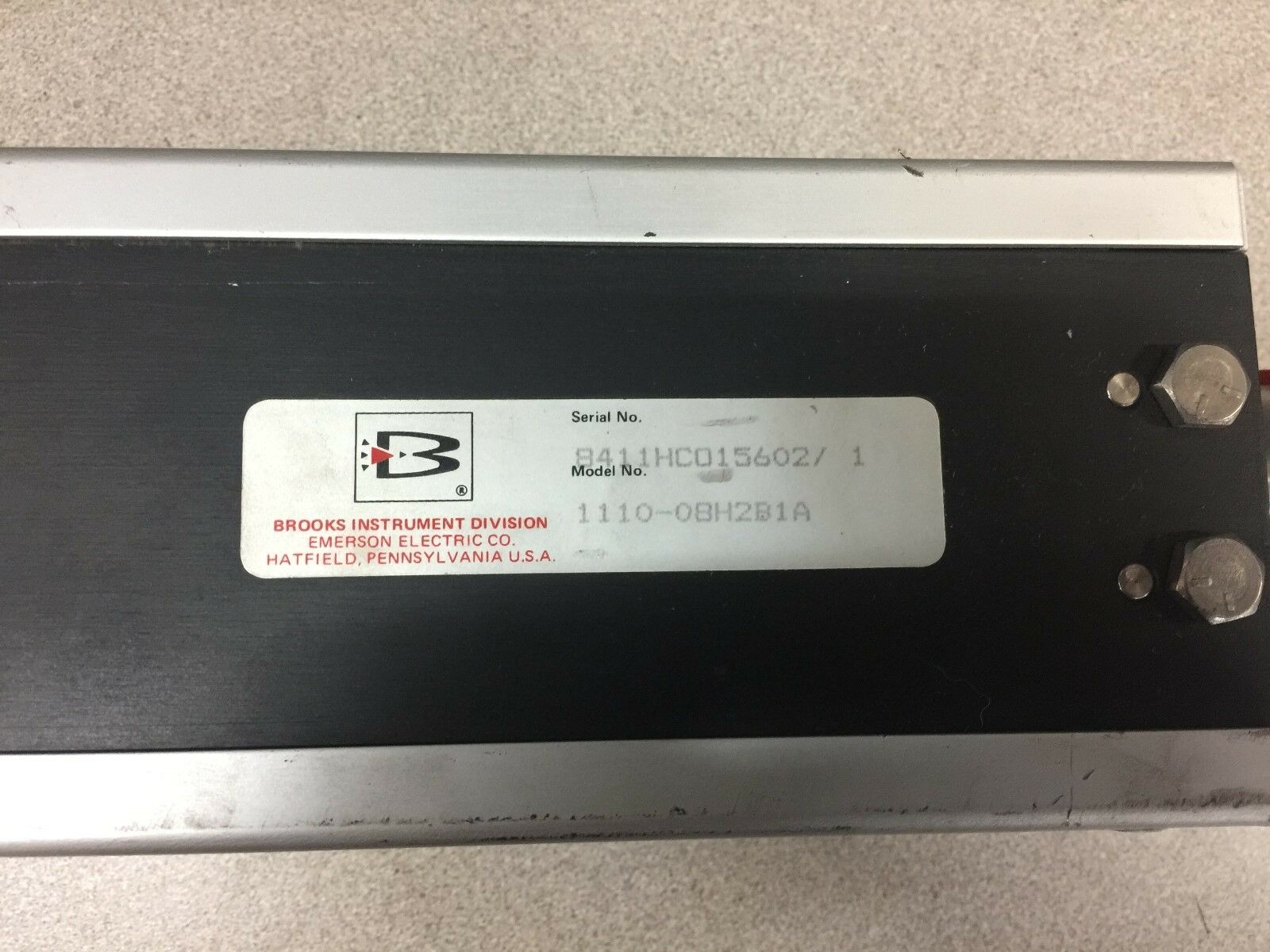 NEW NO BOX BROOKS FLOWMETER 1110-08H2B1A