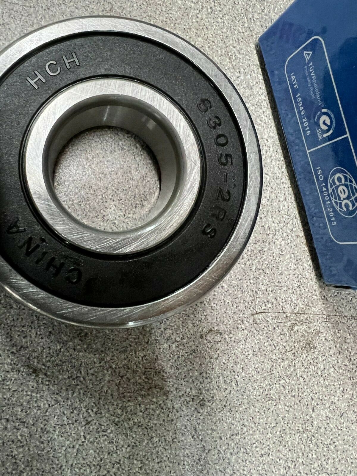 LOT OF 5 NEW IN BOX HCH 6305 2RS BALL BEARING 6305 2RS EMQ C3