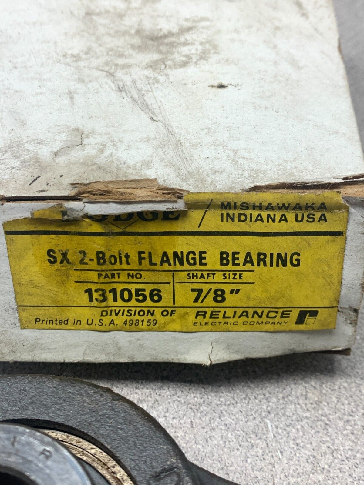 NEW IN BOX DODGE F2BSXR014 FLANGE BEARING 2-BOLT 7/8" BORE F2B-SXR-014 131056