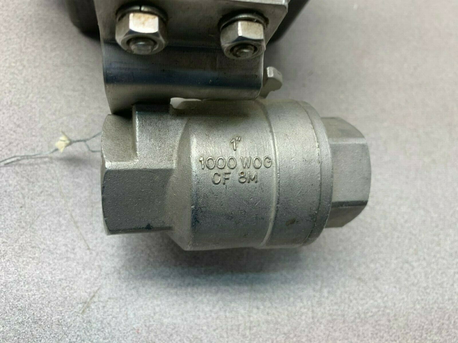 NEW NO BOX ABB 1" STAINLESS STEEL BALL VALVE WITH ACTUATOR A94M2WJ