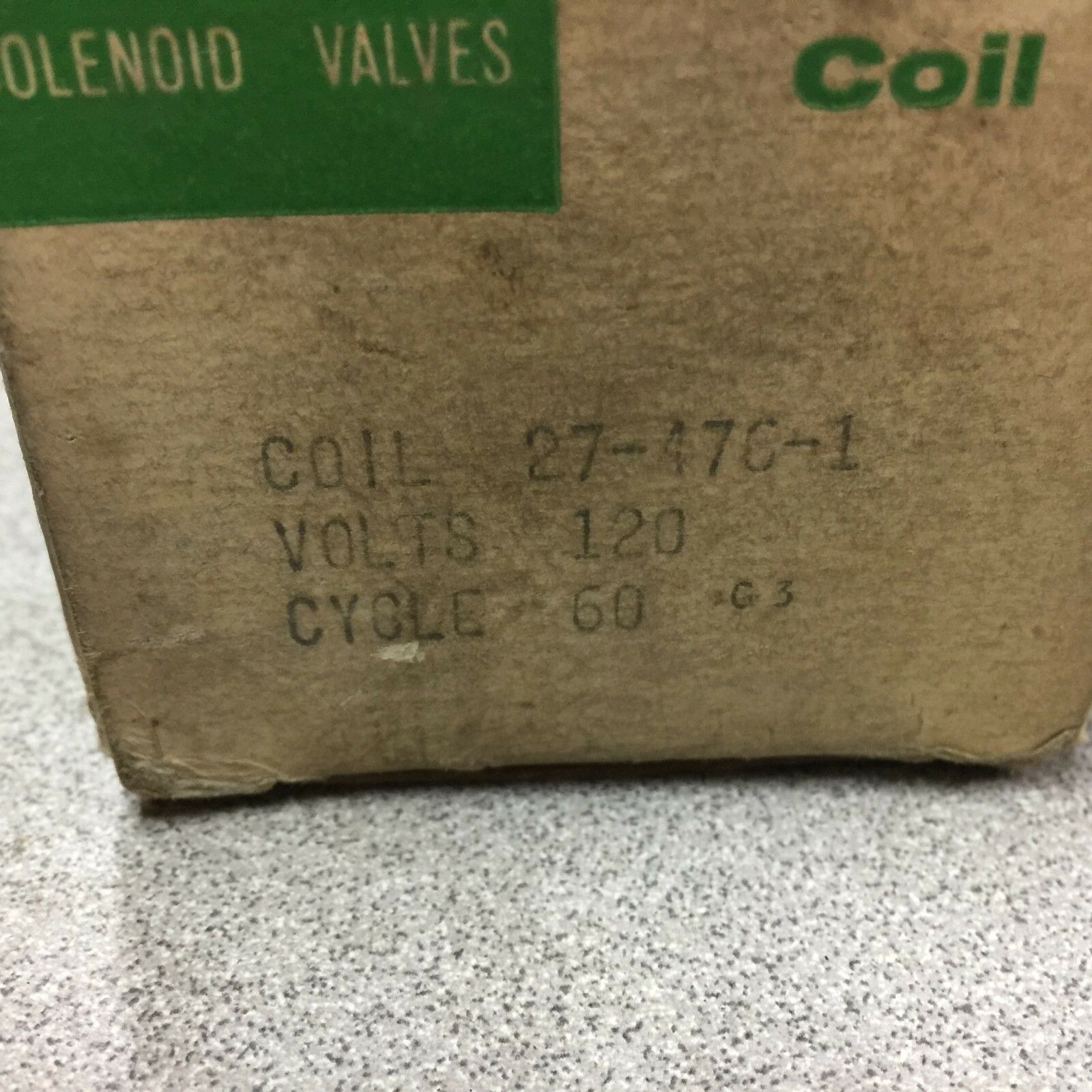 NEW IN BOX ASCO 120VAC REPLACEMENT COIL MP-C-007-1