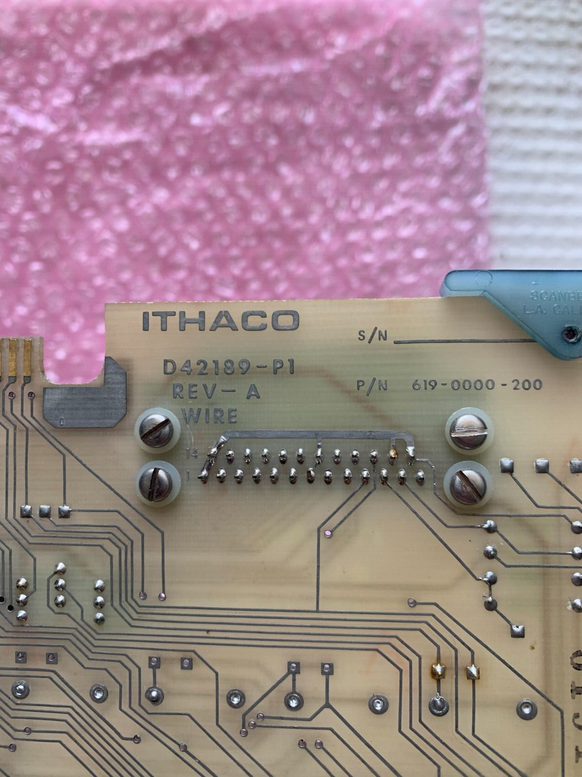 NEW NO BOX ITHACO D42189-P1 REV-A CIRCUIT BOARD 619-0000-200