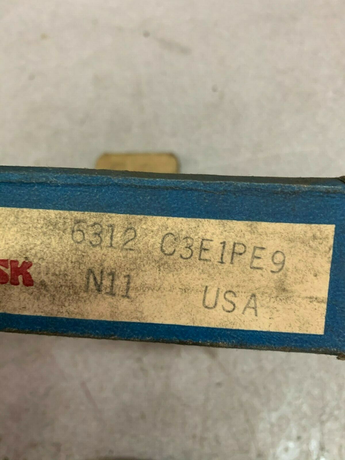 NEW IN BOX NSK HOOVER ROLLER BEARING 6312 C3E1PE9