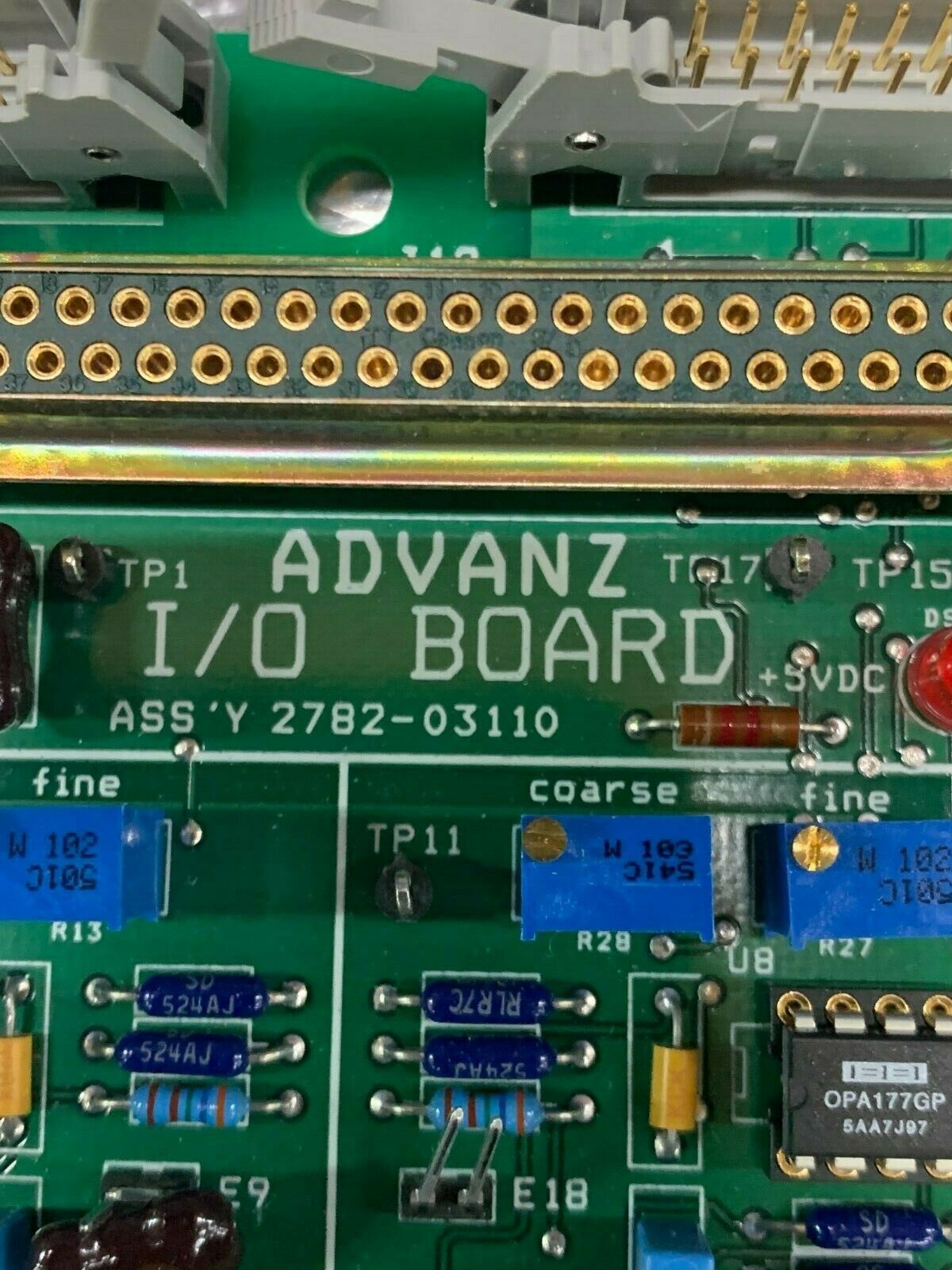 NEW NO BOX ADVANZ I/O BOARD 2782-03110 CIRCUIT BOARD A45D-0620001A