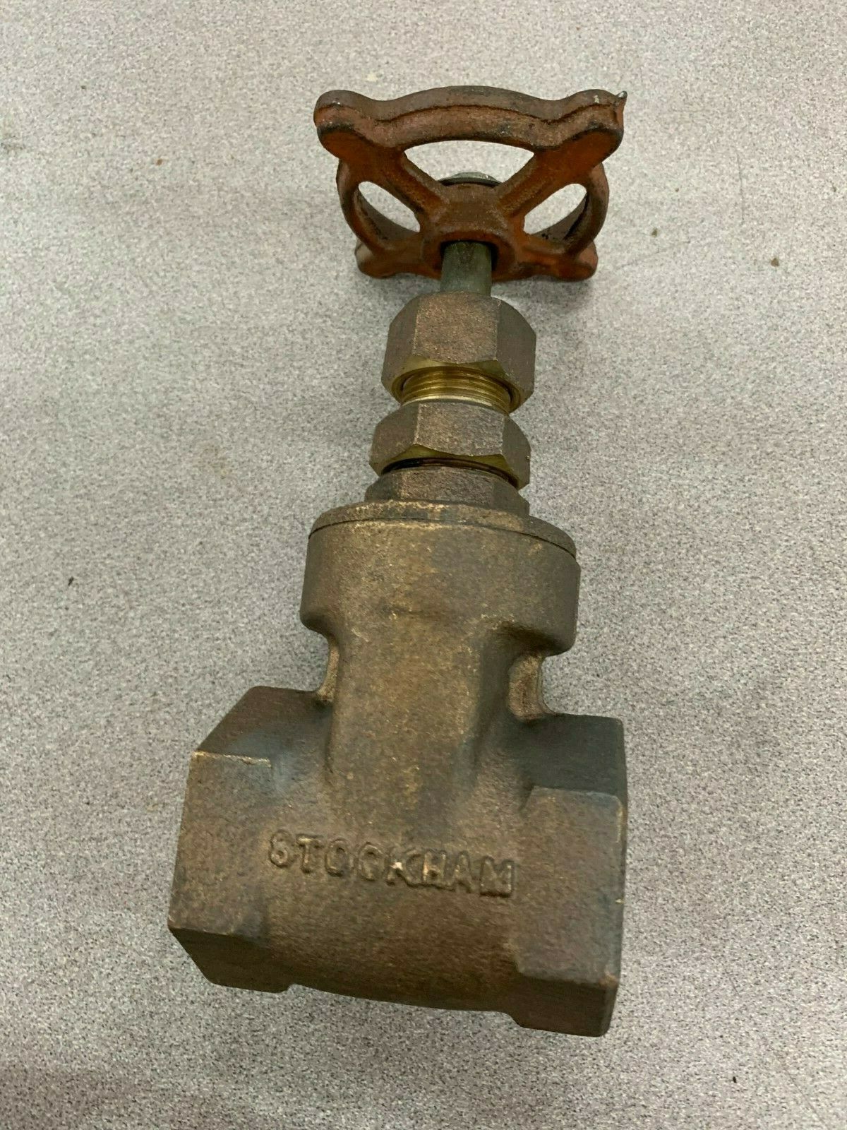 NEW NO BOX STOCKHAM B-103 BRASS GATE VALVE 1" NPT 125S 200 CWP