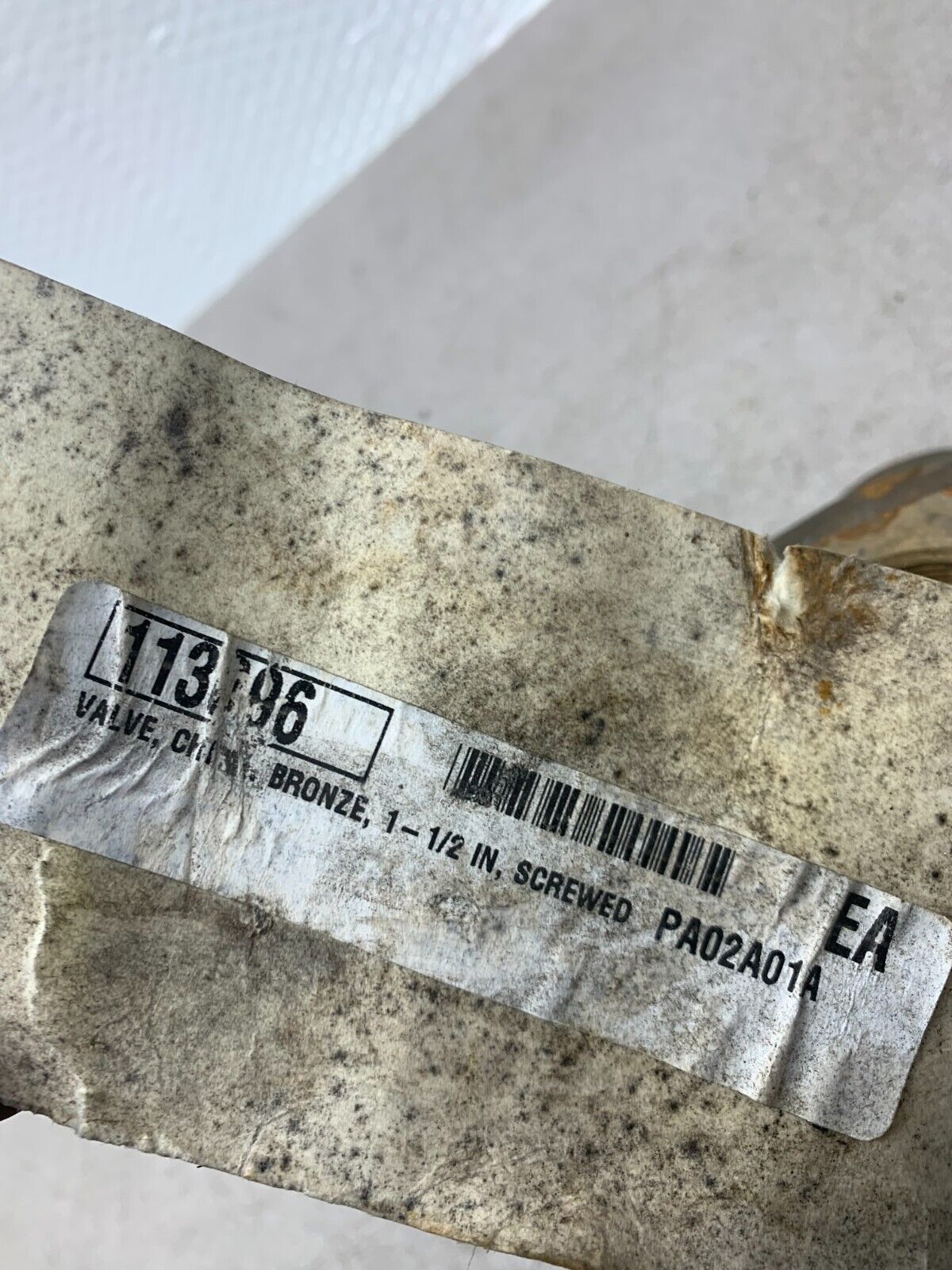 NEW MILWAUKEE 1-1/2" BRONZE SWING CHECK VLAVE Y-PATTERN