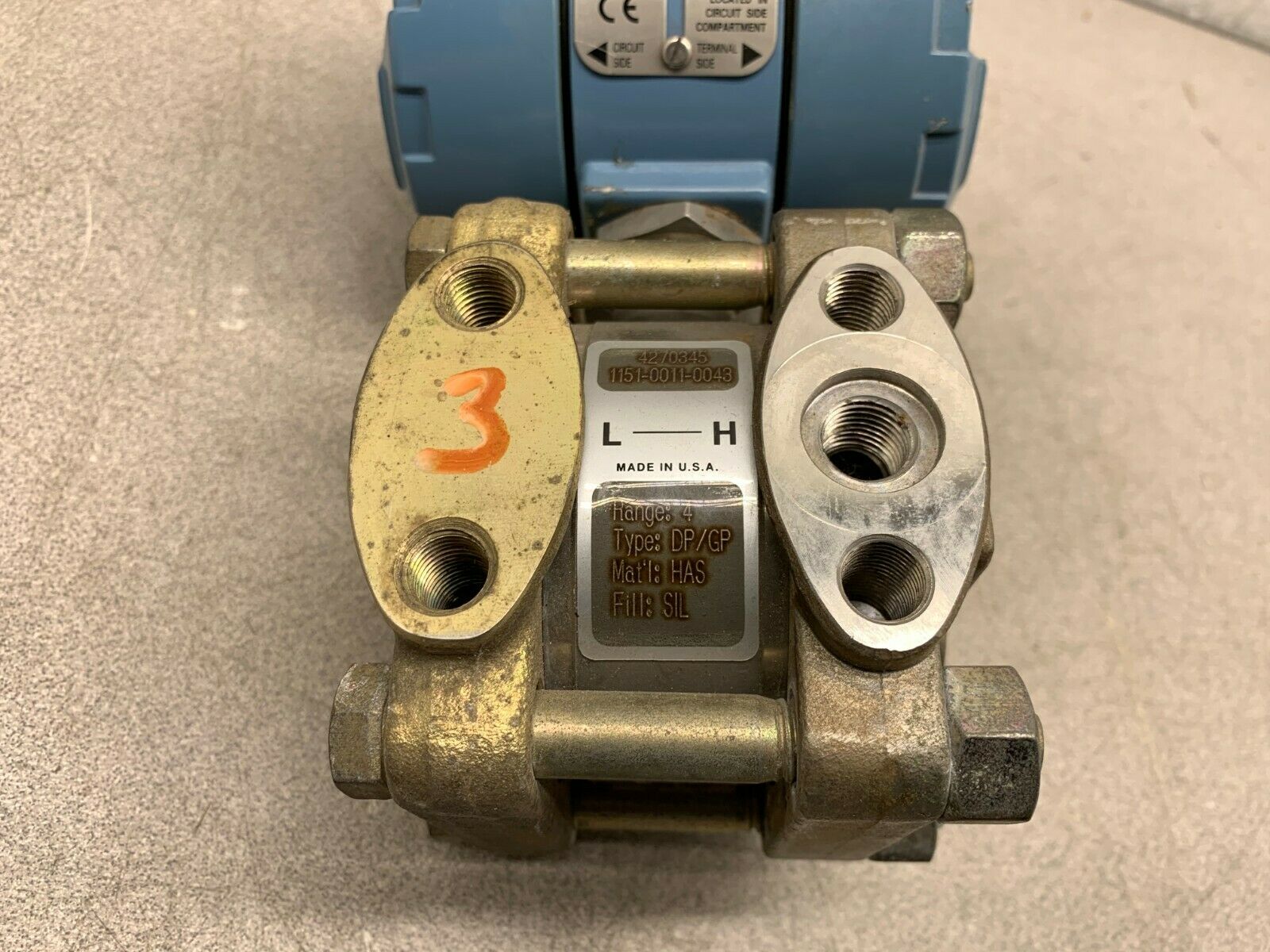 USED ROSEMOUNT 1151 SMART TRANSMITTER 1151GP4S33B7