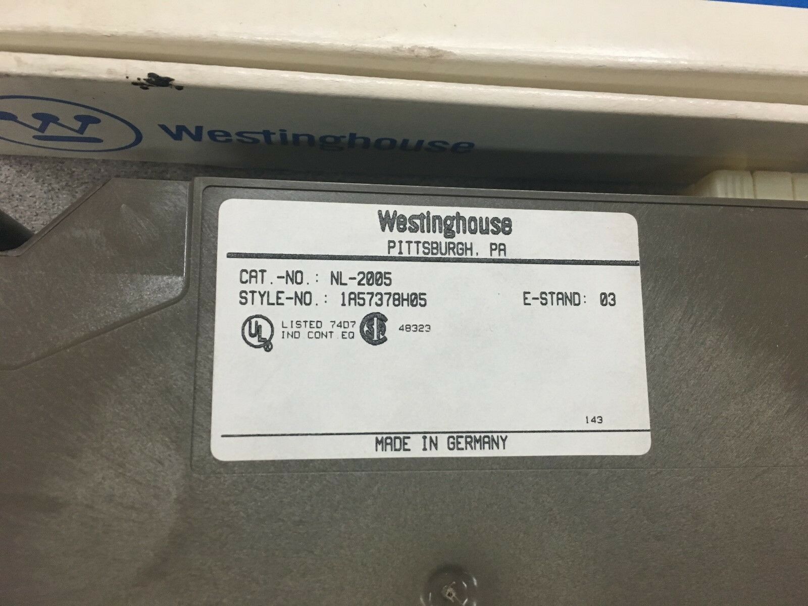 NEW IN BOX WESTINGHOUSE DIGITAL INPUT MODULE NL-2005