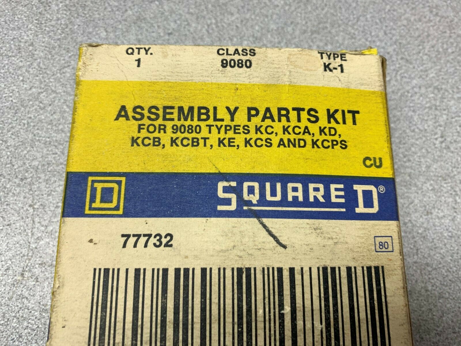 NEW IN BOX SQUARE D PARTS KIT 9080 K-1