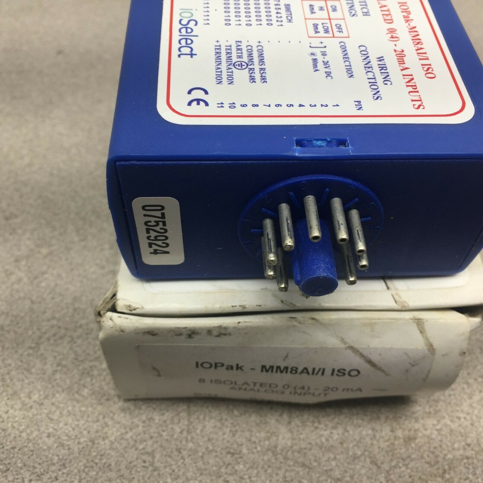 NEW IN BOX SOLAR 8 ISOLATED 4-20MA INPUTS MODULE IOPKMM8AI-ISO