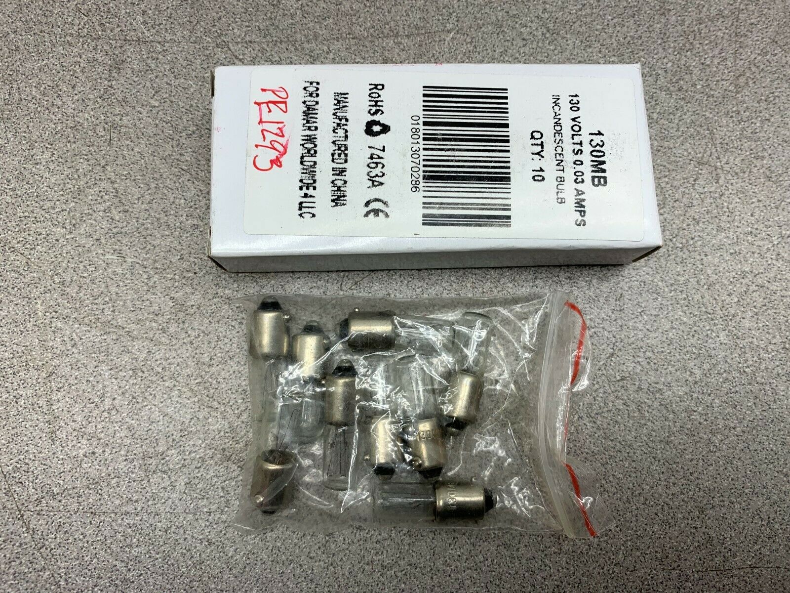 BOX OF 9 NEW IN BOX GENERIC BULB 130MB