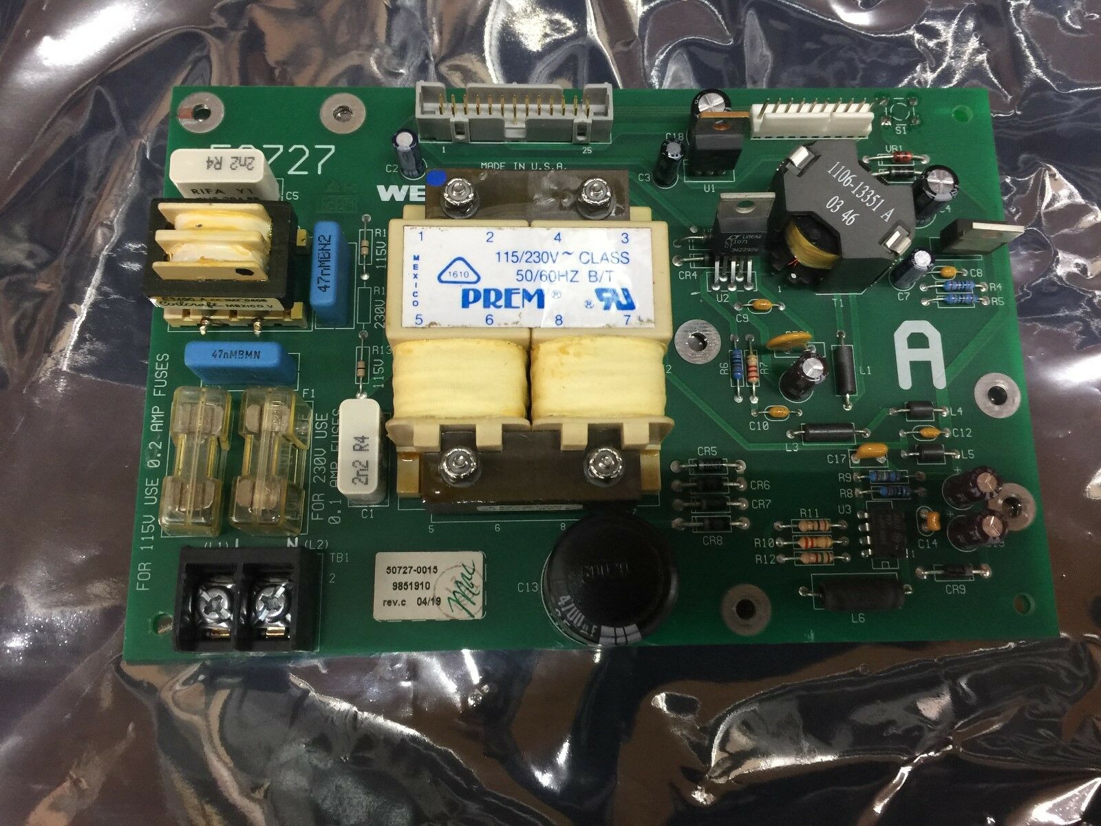 NEW NO BOX WEIGH TRONIX CIRCUIT BOARD 50727-0015