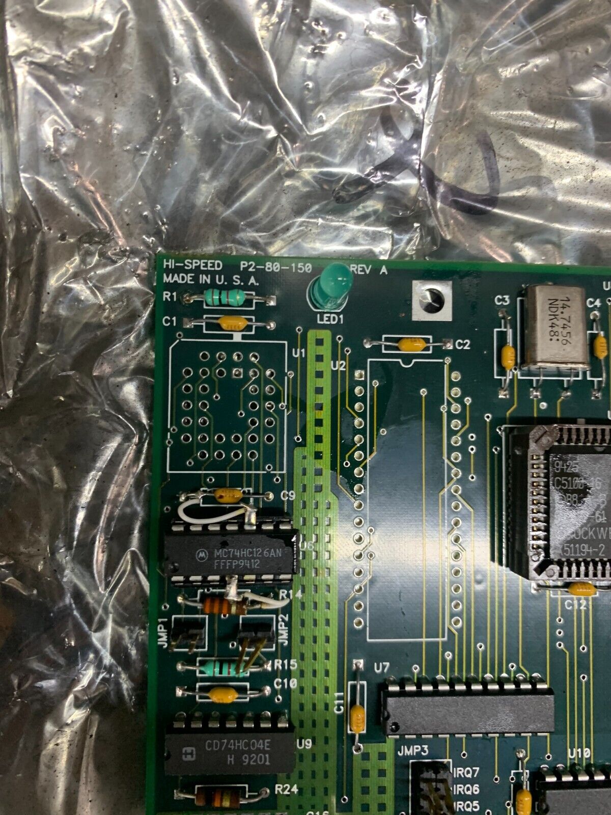NEW NO BOX METRAMATIC HI-SPEED CIRCUIT BOARD P2-80-150 REV. A