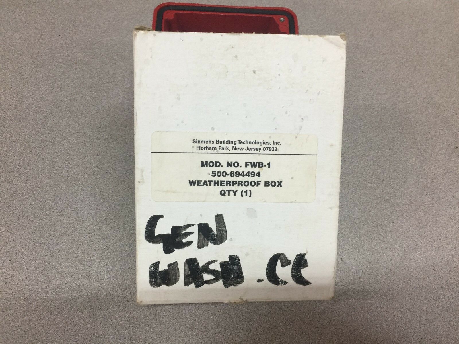 NEW IN BOX SIEMENS WEATHER PROOF BOX FWB-1 500-694494