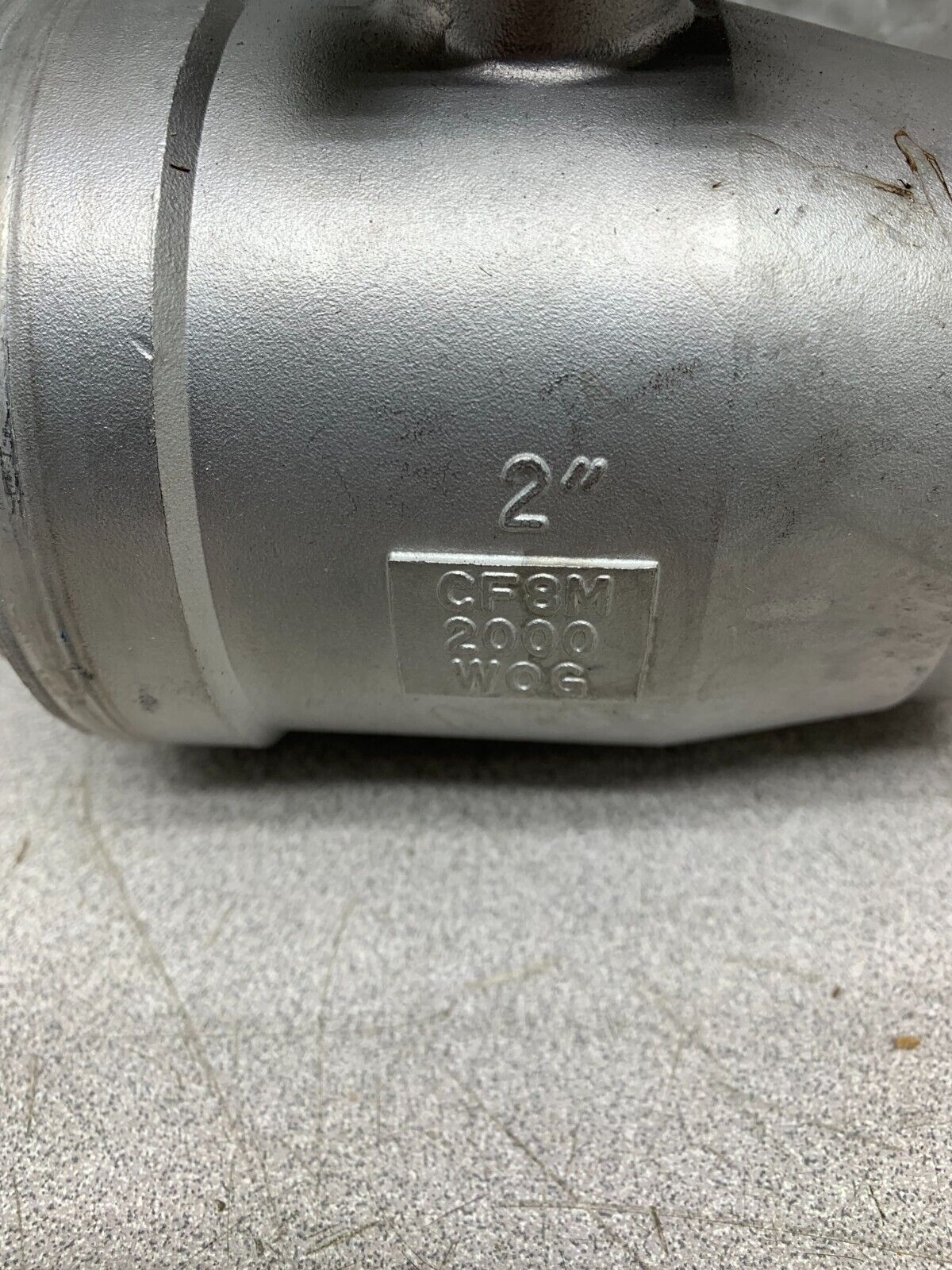 NEW KF CONTROMATICS 2" CF8M 2000 WOG STAINLESS FULL PORT BALL VALVE 8200 LH M3