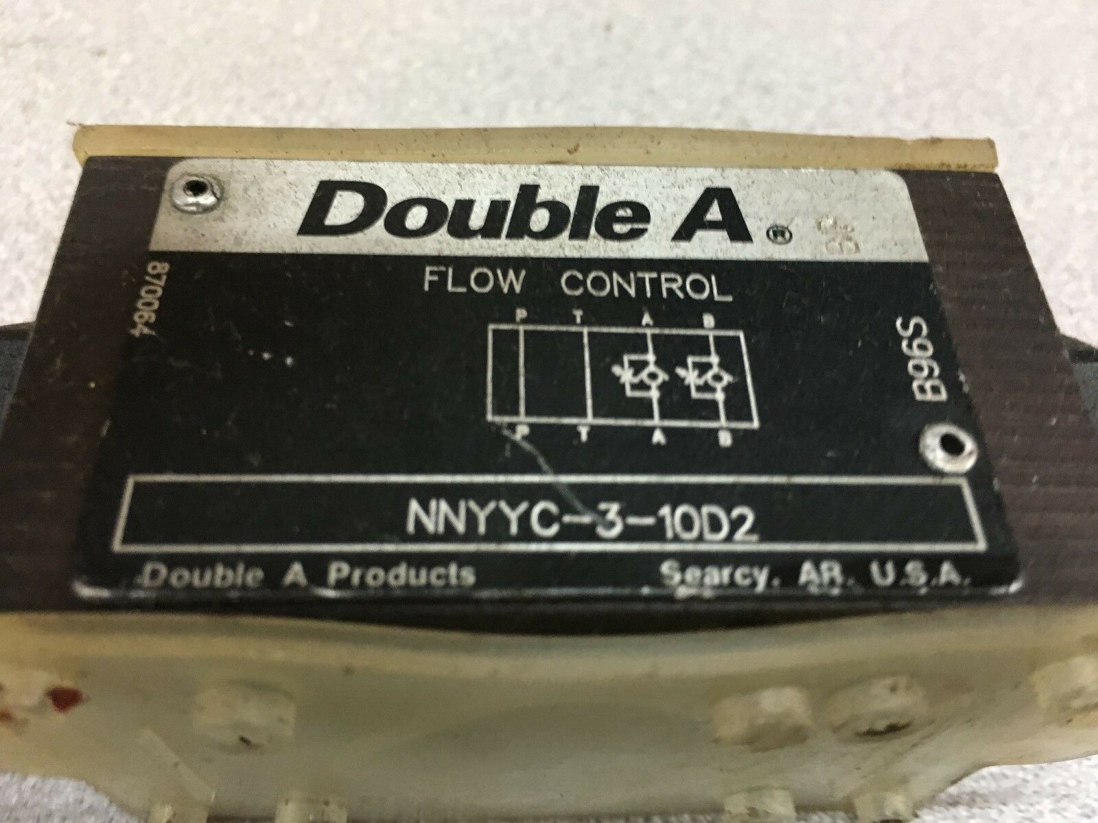 NEW NO BOX DOUBLE A FLOW CONTROL NNYYC-3-10D2