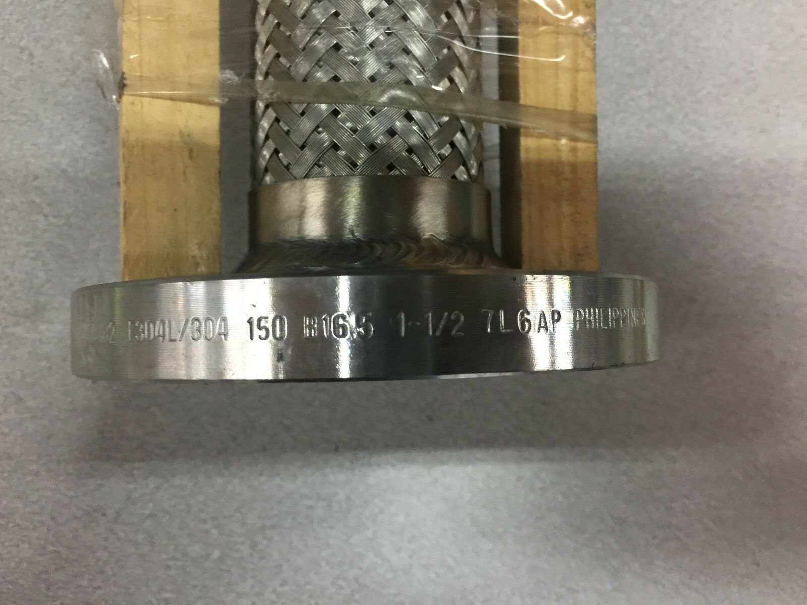 NEW NO BOX ENLIN 1 1/2" STAINLESS STEEL FLEX COUPLING A/SA182 F304L/304 150 B16.