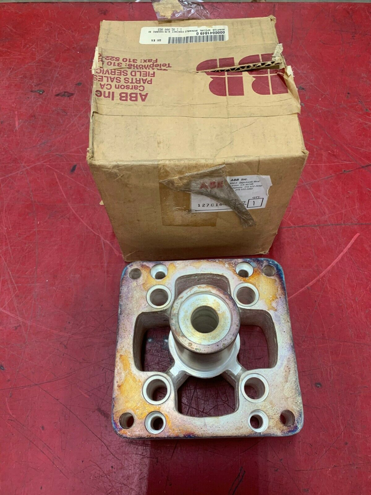 NEW IN BOX ABB SILVER ADAPTER 127C161-01R