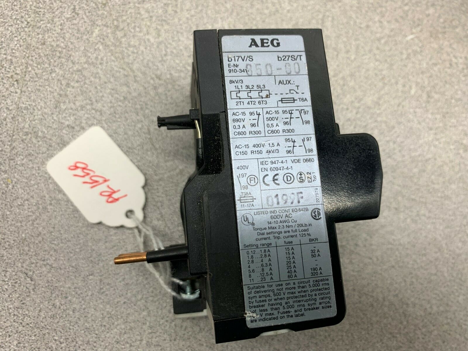 LOT OF 2 NEW NO BOX AEG POWER SUPPLY 050-00