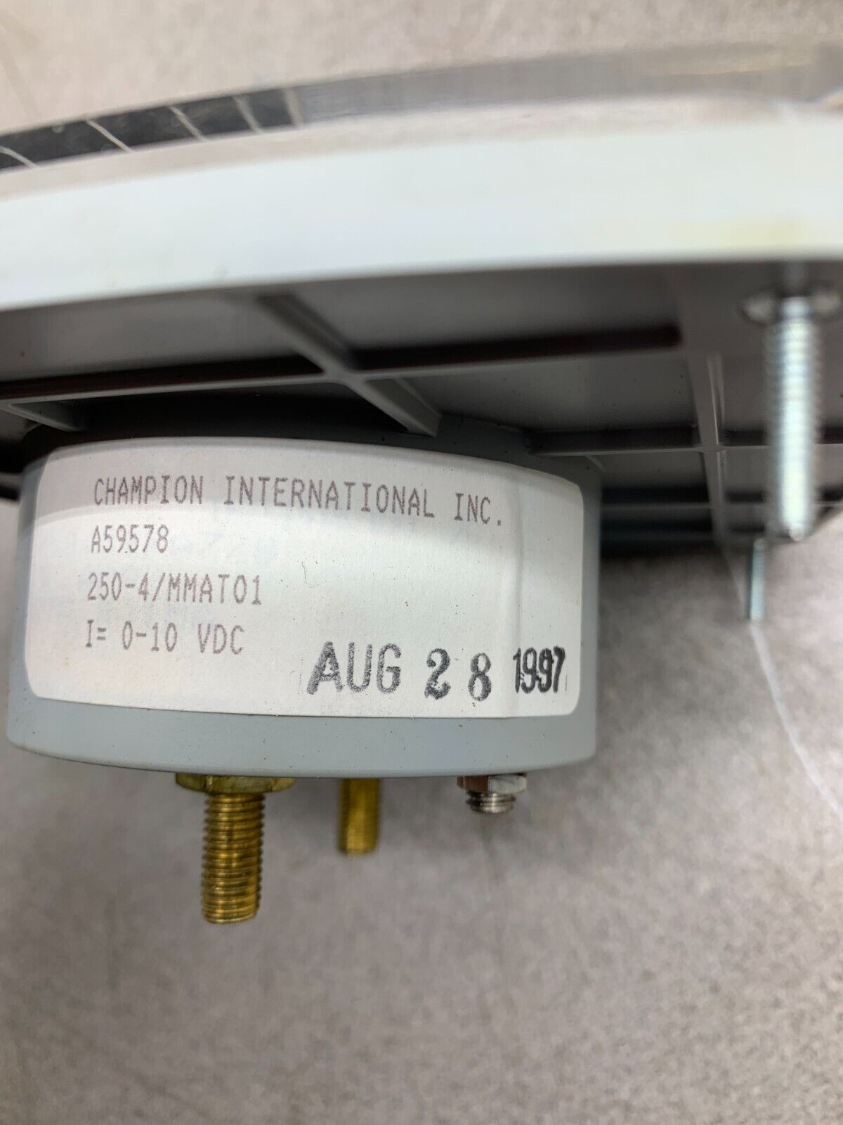 NEW YOKOGAWA 0-10VDC. NTF1515 03 23 PANELMETER LBS. COAL PER HOUR A59578