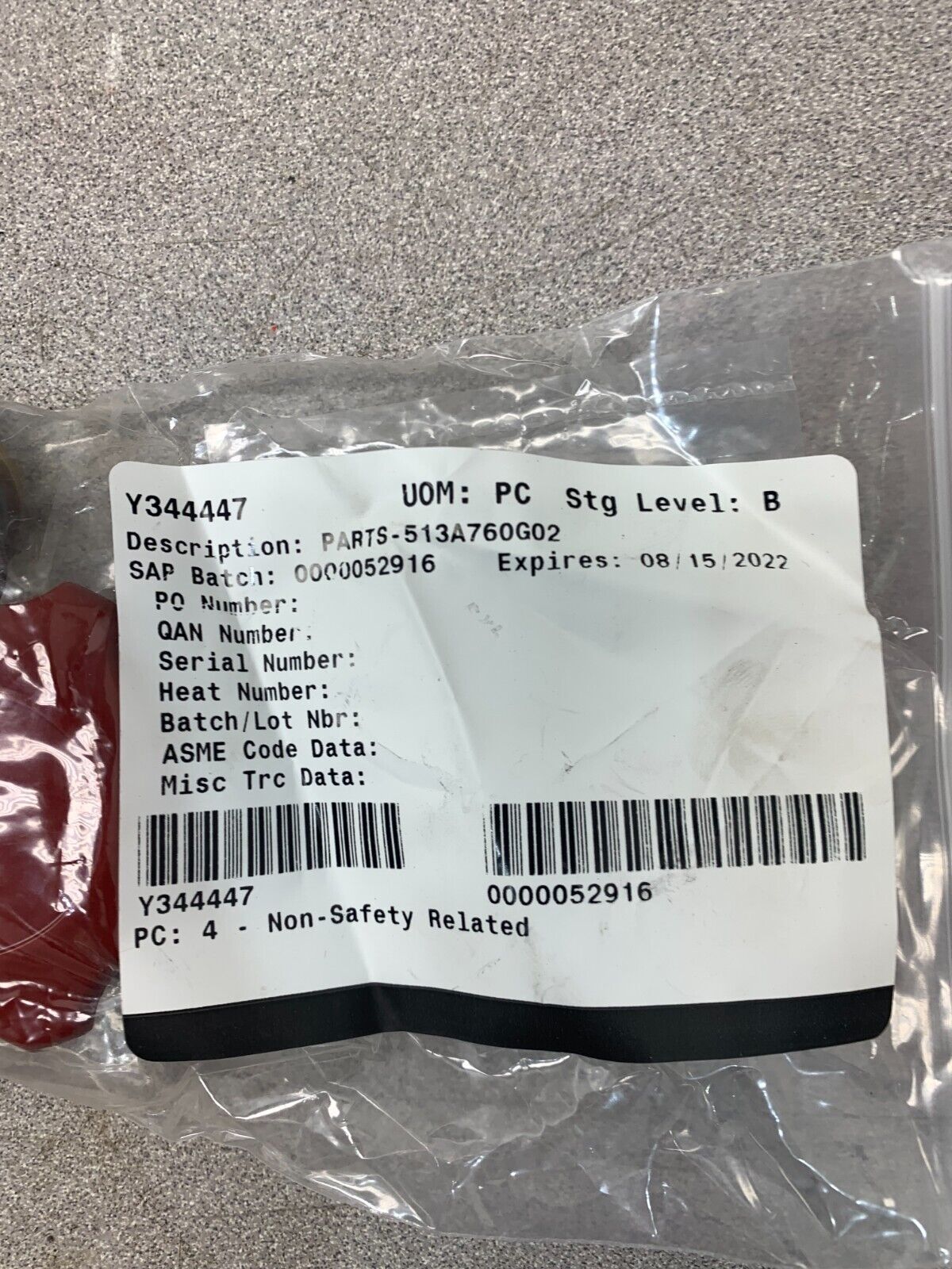 NEW WESTINGHOUSE VALVE KIT 513A760G02