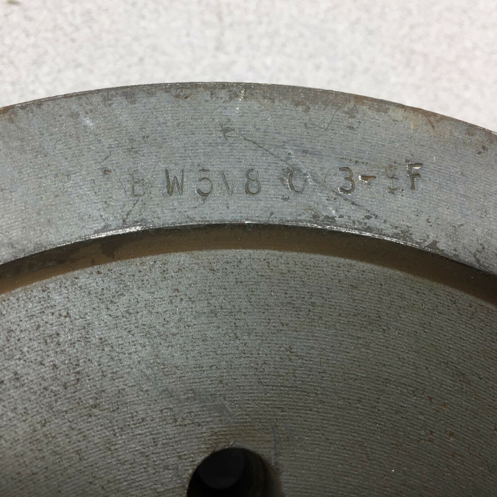 USED WOODS TRIPPLE 3100RPM MAX V BELT PULLY BW5V803-SF